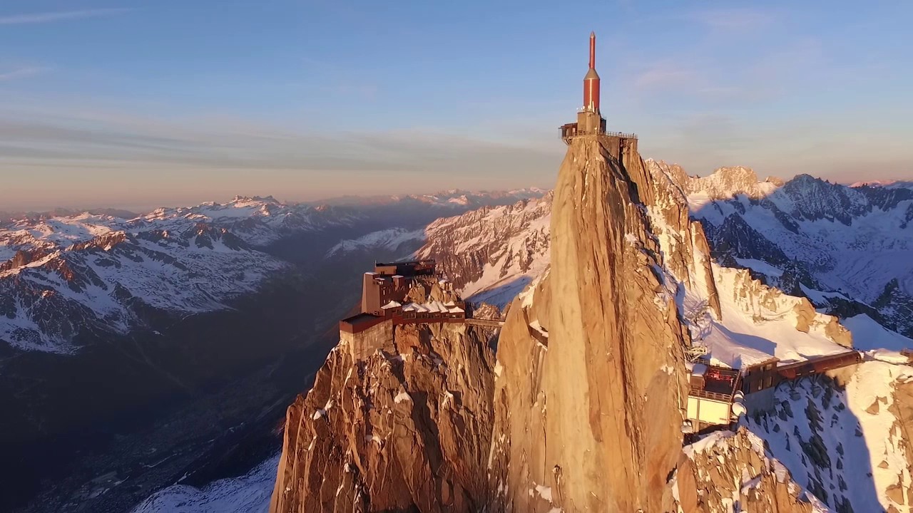 Эгюий Дю Миди (Aiguille du Midi), Верхняя Савойя, Франция | Пикабу