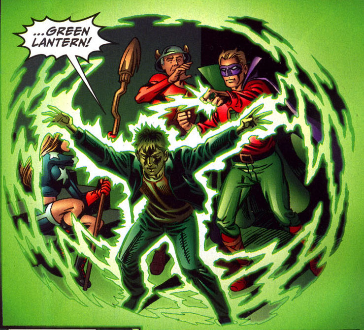 Superhero Powers: Alan Scott, Green Lantern - My, Superheroes, Dc comics, Green light, Comics-Canon, Longpost