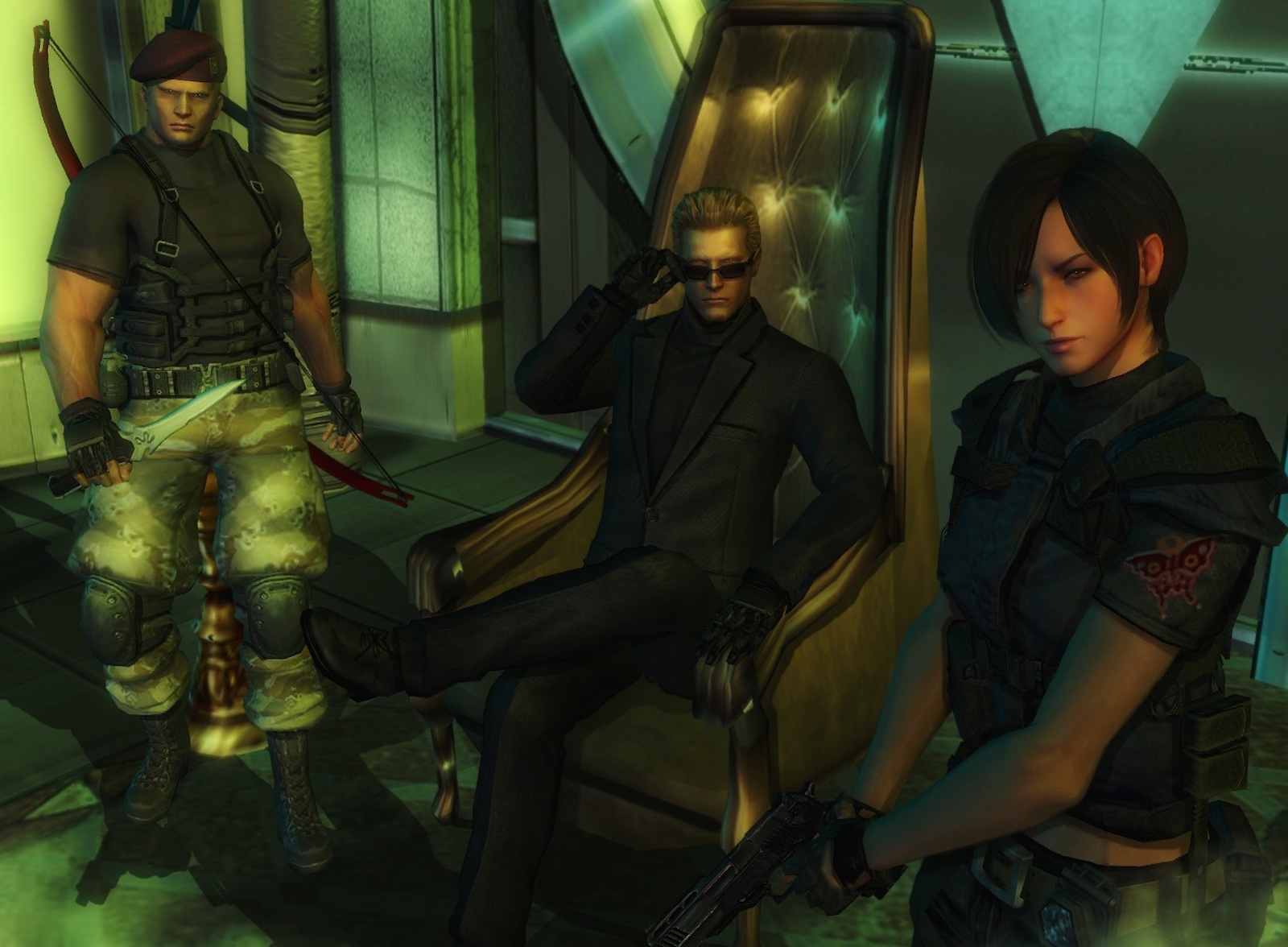 The Evil Trinity - Ada wong, Albert Wesker, Resident Evil 4, 