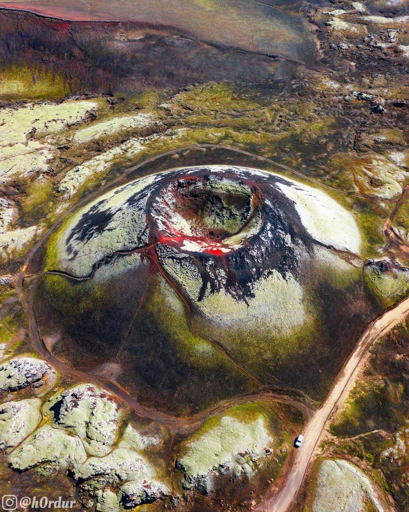 Eye of the Earth in Iceland. - Nature, Iceland, The photo, Bird's-eye