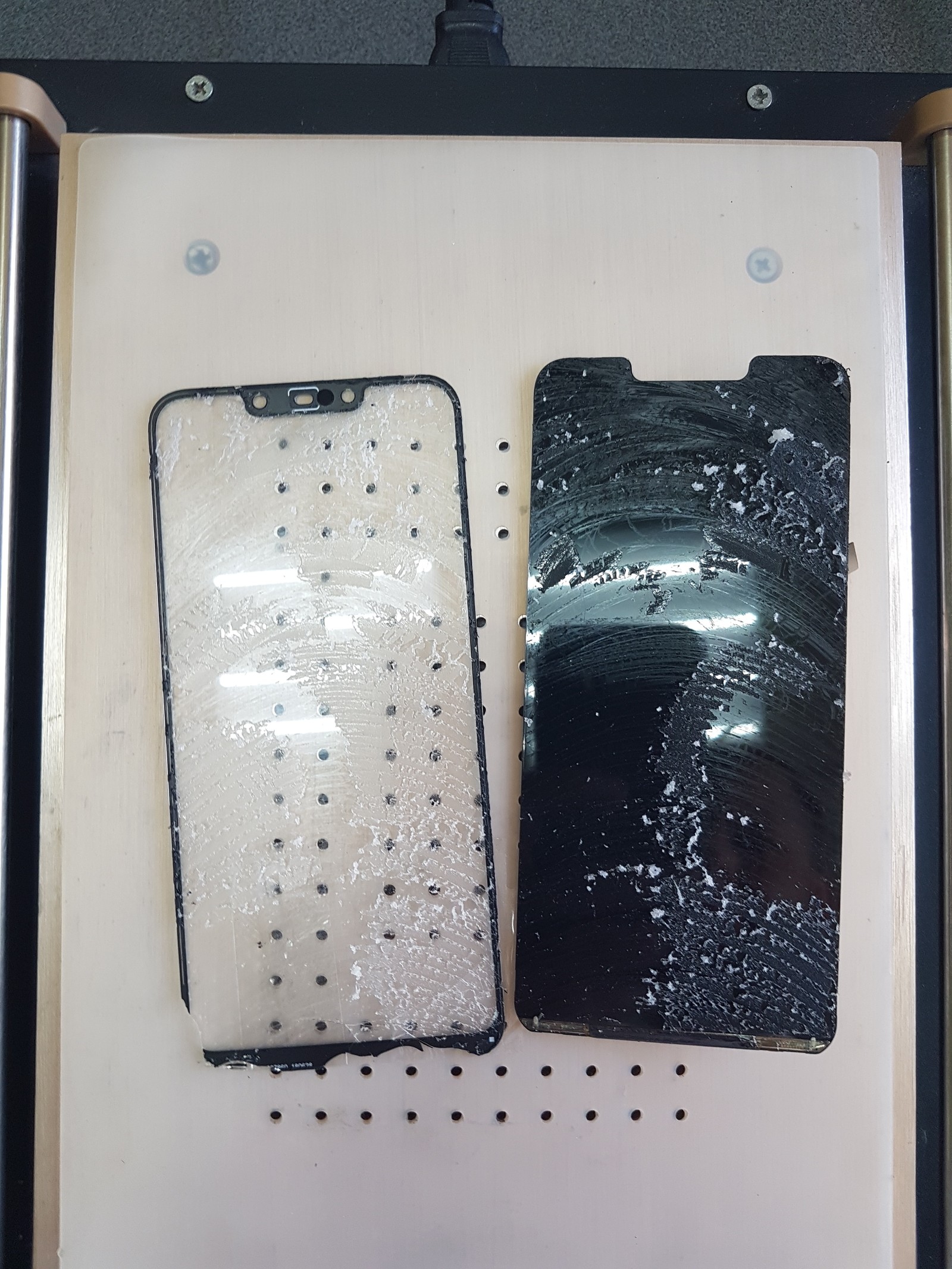 Huawei P smart+ glass plywood - My, Poltava, Display, Service center, Repair of equipment, Glass replacement, Huawei, Longpost