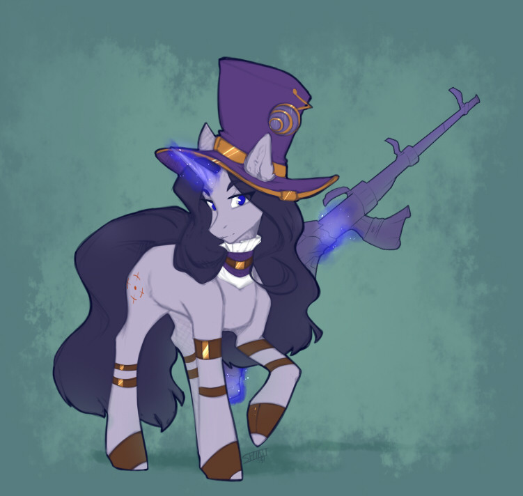 caitlin pony - My, My little pony, League of legends, Fan art, Pony, Unicorn