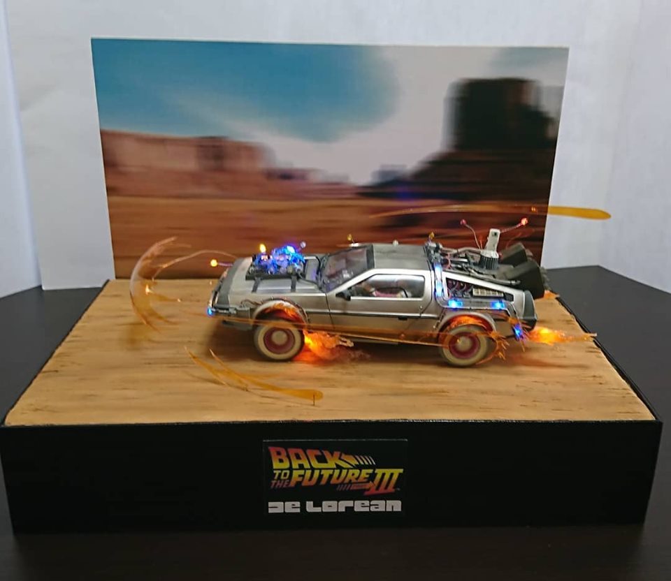 There are plenty of places in the world worse than the Wild West. - Stand modeling, Diorama, Back to the Future 3, Delorean, The photo, Longpost