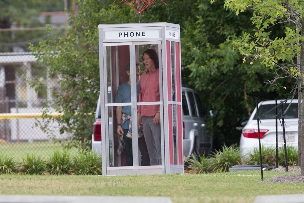 Photos from the filming of the triquel Bill and Ted - Bill and Ted, Keanu Reeves, Fantasy, Comedy, Longpost, Threequel, Photos from filming