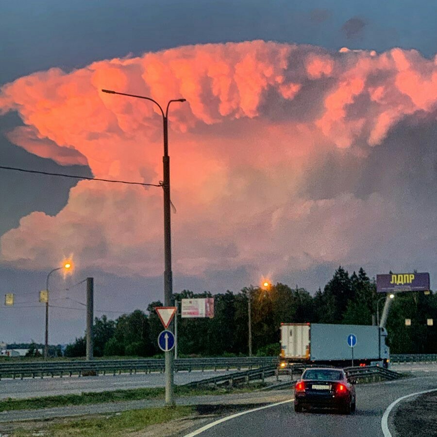 Powerful Storm Cell - Nature, Thunderstorm, Russia, Longpost