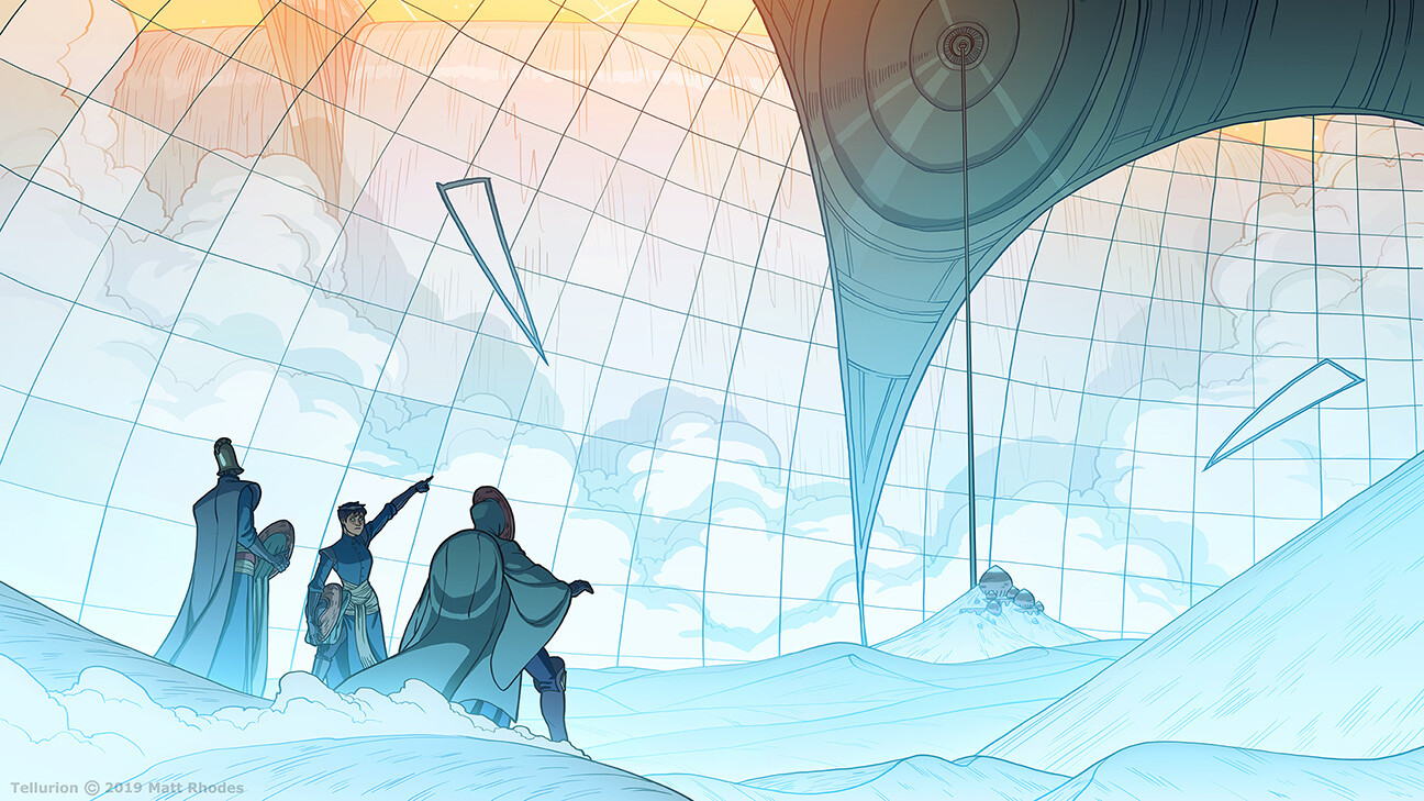 Tellurion [10] - Tellurion, Matt Rhodes, Web comic, Art, Fantasy, Adventures, Comics, Longpost