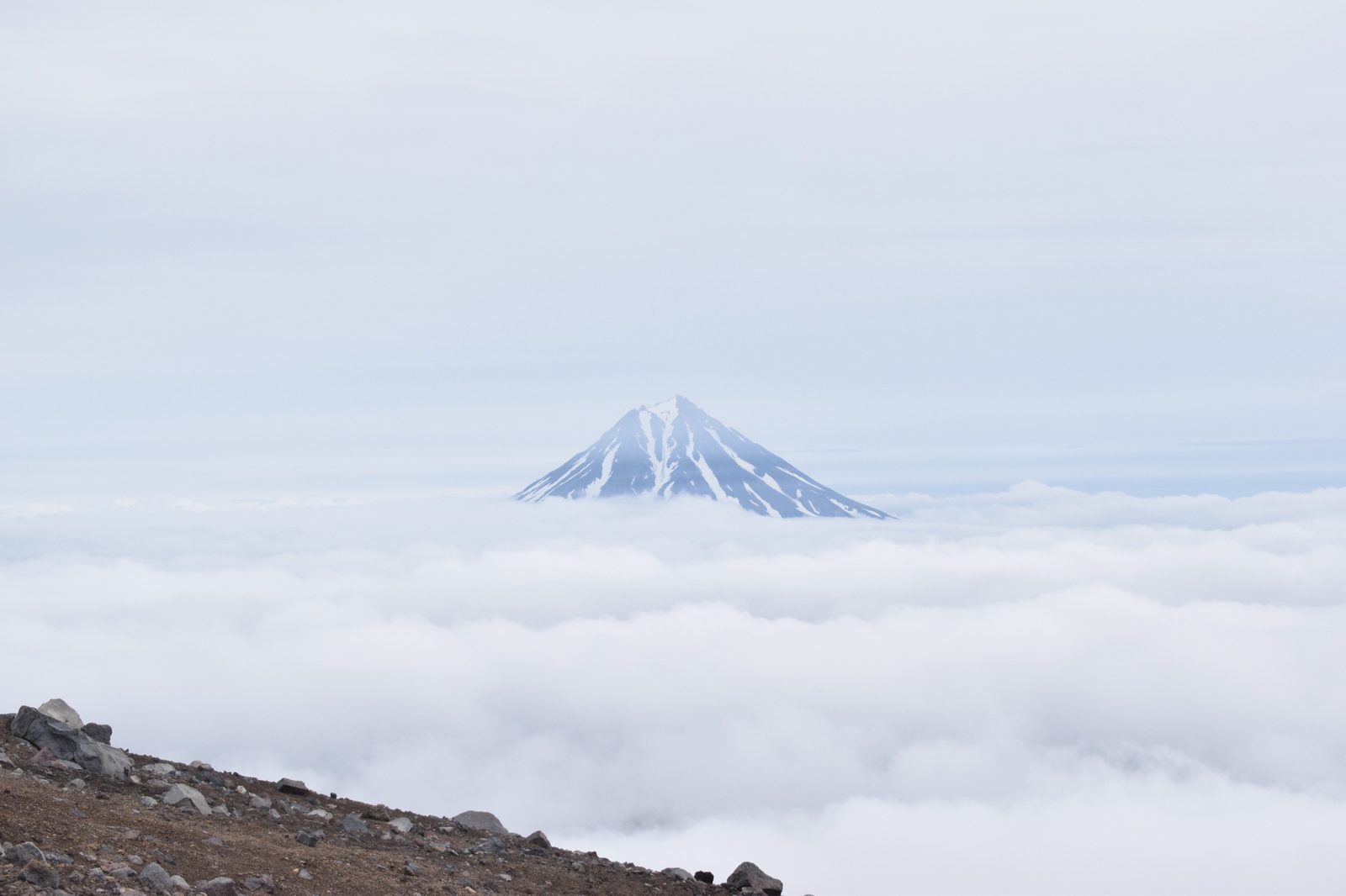 Foggy piece of Kamchatka - My, Kamchatka, The mountains, Hike, Tourism, Longpost, Mutnovsky Volcano