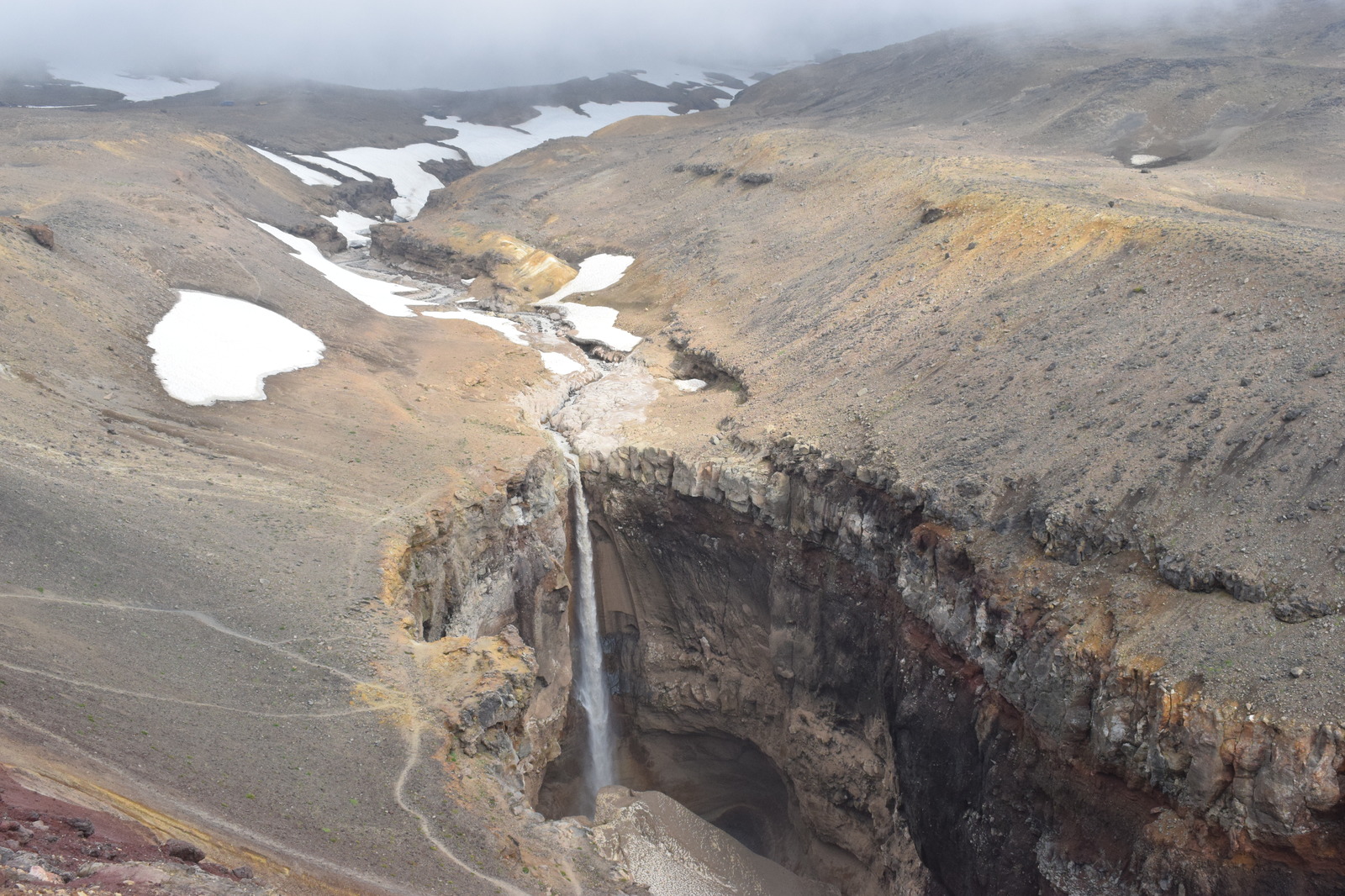 Foggy piece of Kamchatka - My, Kamchatka, The mountains, Hike, Tourism, Longpost, Mutnovsky Volcano