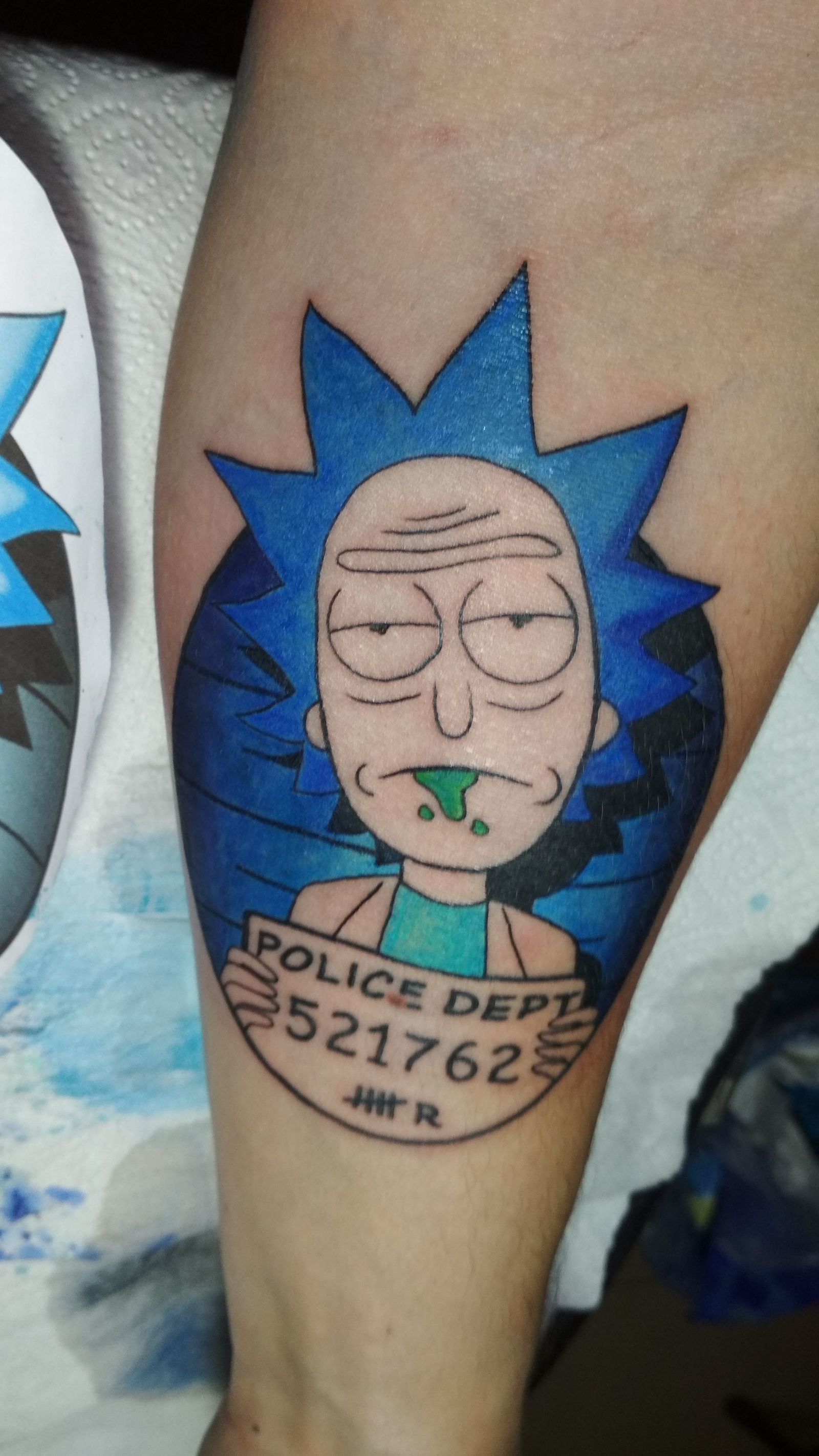 FreeRick - My, Tattoo, Rick and Morty, Rick Sanchez, Longpost