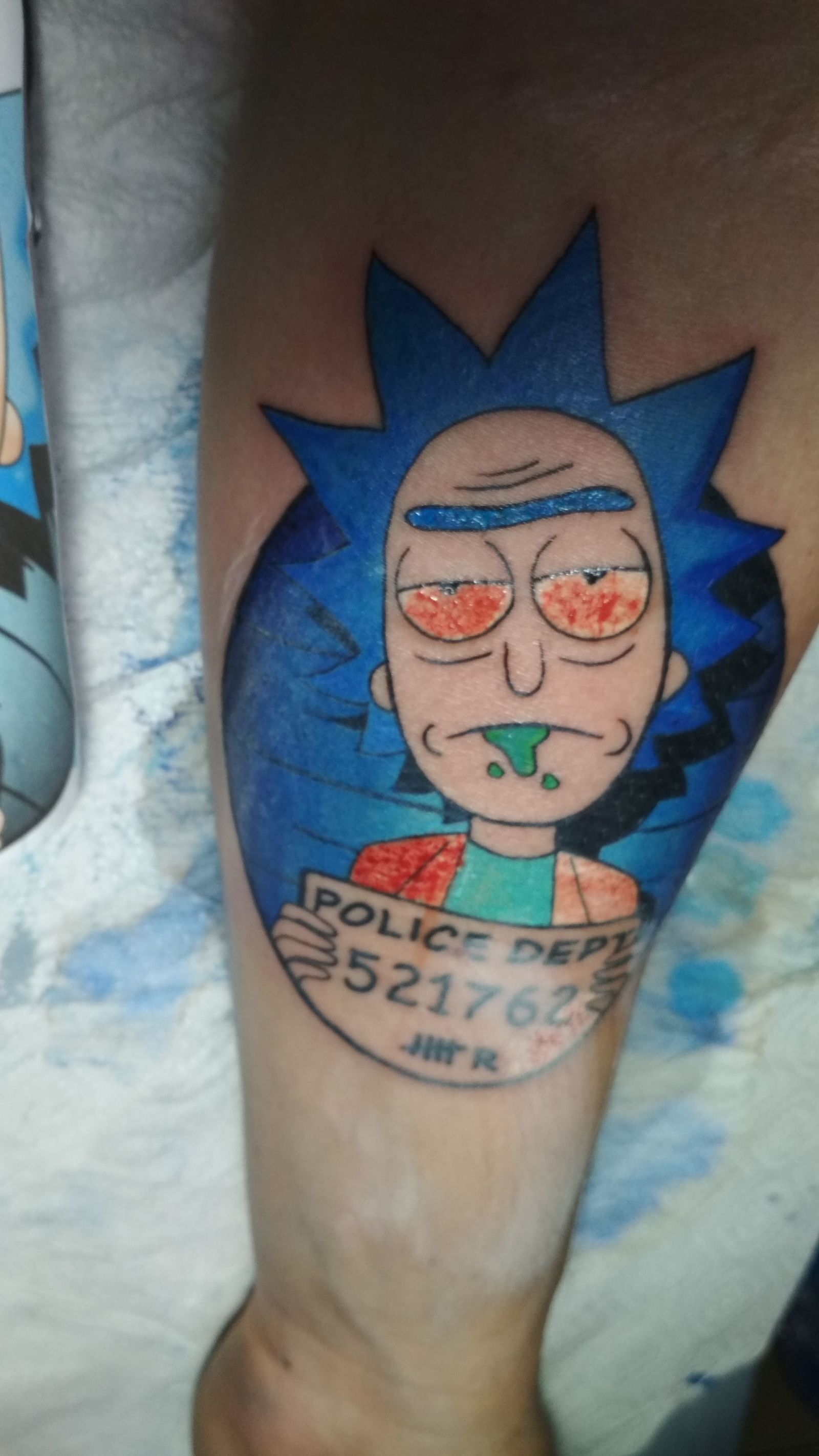 FreeRick - My, Tattoo, Rick and Morty, Rick Sanchez, Longpost