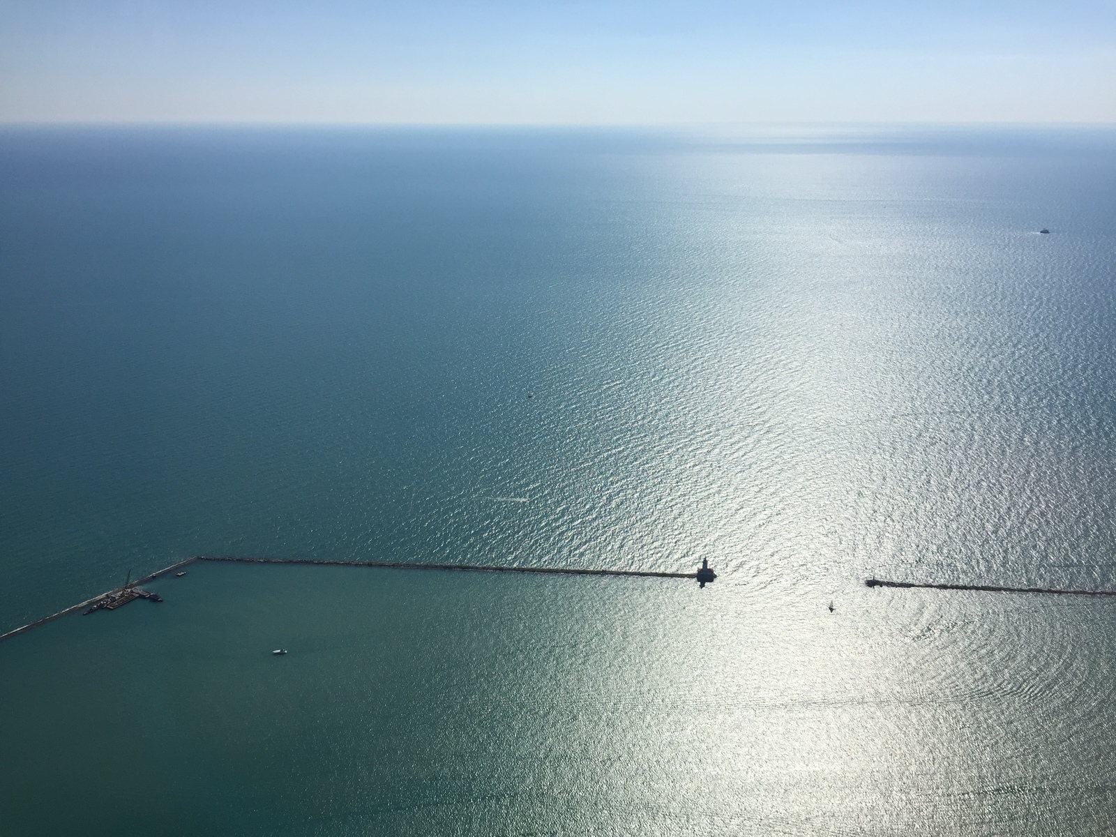 Chicago from a bird's eye view - My, Cessna 172, Ppl, Панорама, , Chicago, Flight, Chicago, Longpost, Small aircraft