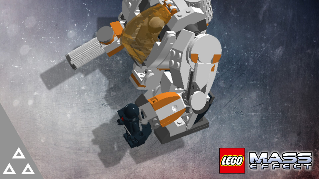 Lego Mass Effect Atlas (Lego Mass Effect Atlas) - My, Lego, Mass effect, Games, Toys, Robot, Atlas, LEGO digital designer, Longpost