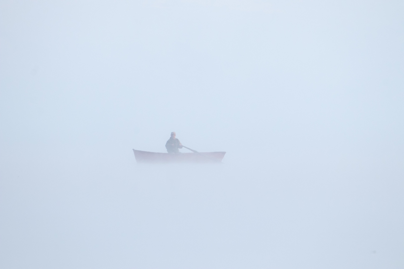 sky fishing - My, The photo, Morning, Nature, Fog