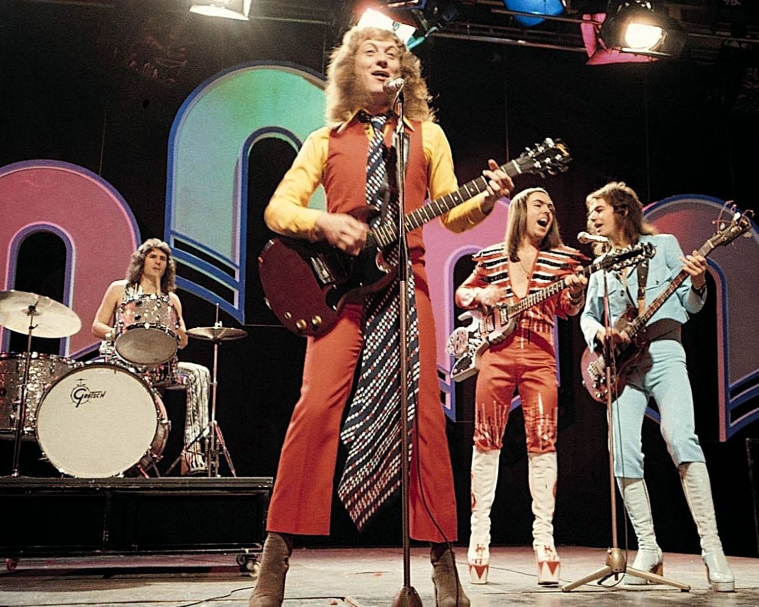 Rock in the faces. - Slade, Rock, Noddy Holder, , Video, Longpost, Musicians