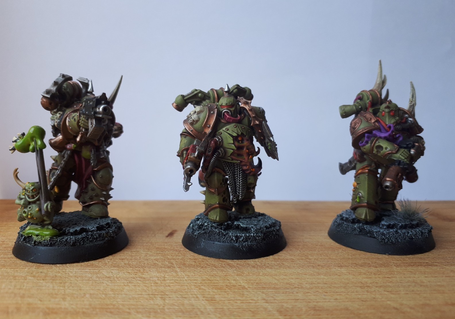 Plague marines - Моё, Warhammer 40k, Plague marine, Death Guard, Длиннопост