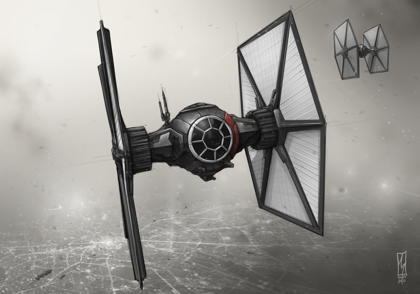 Special Forces Tie Fighter. - Арт, Фан-Арт, Империя, Техника, Star Wars, Shane Molina, TIE Fighter