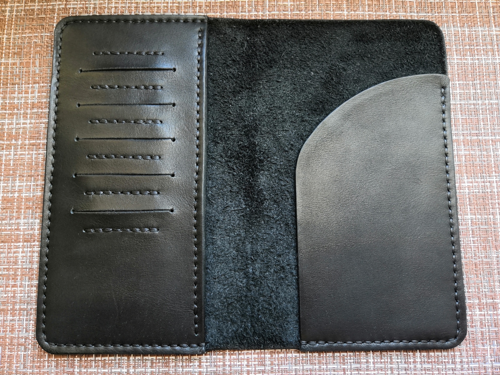 My crafts part 2 - My, Leather, Wallet, Handmade, Leather craft, Longpost