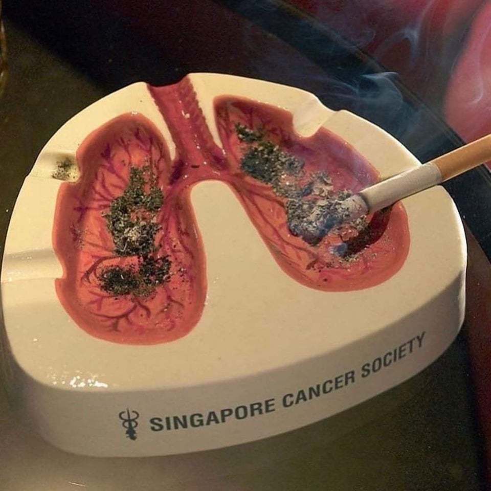 good hint - Ashtray, Hint, Clearly, Ash, Cigarettes, Lungs, Smoking control, Smoking