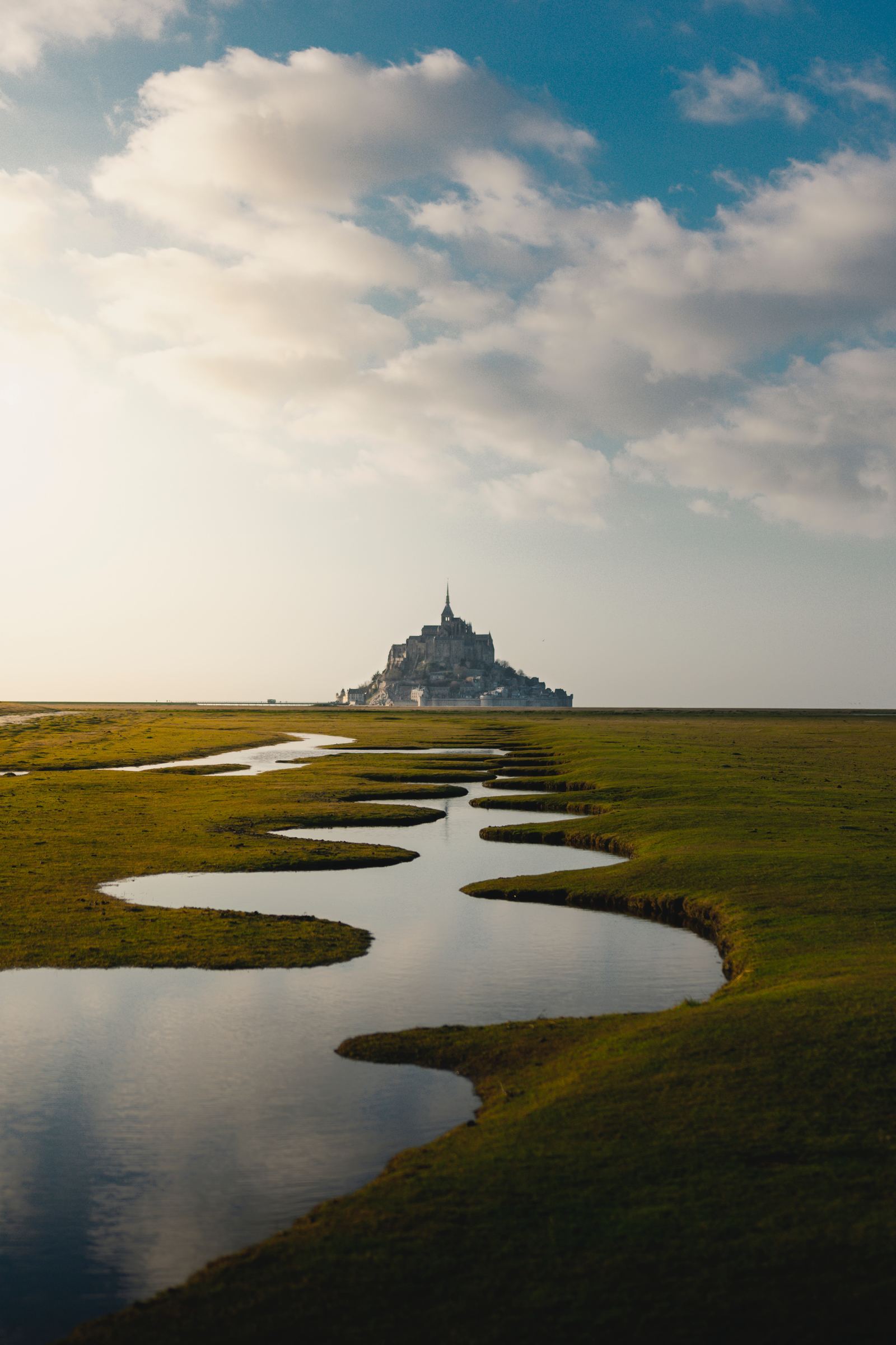 Mont Saint Michel, Normandy - Normandy, France, Island, Fortress, The photo