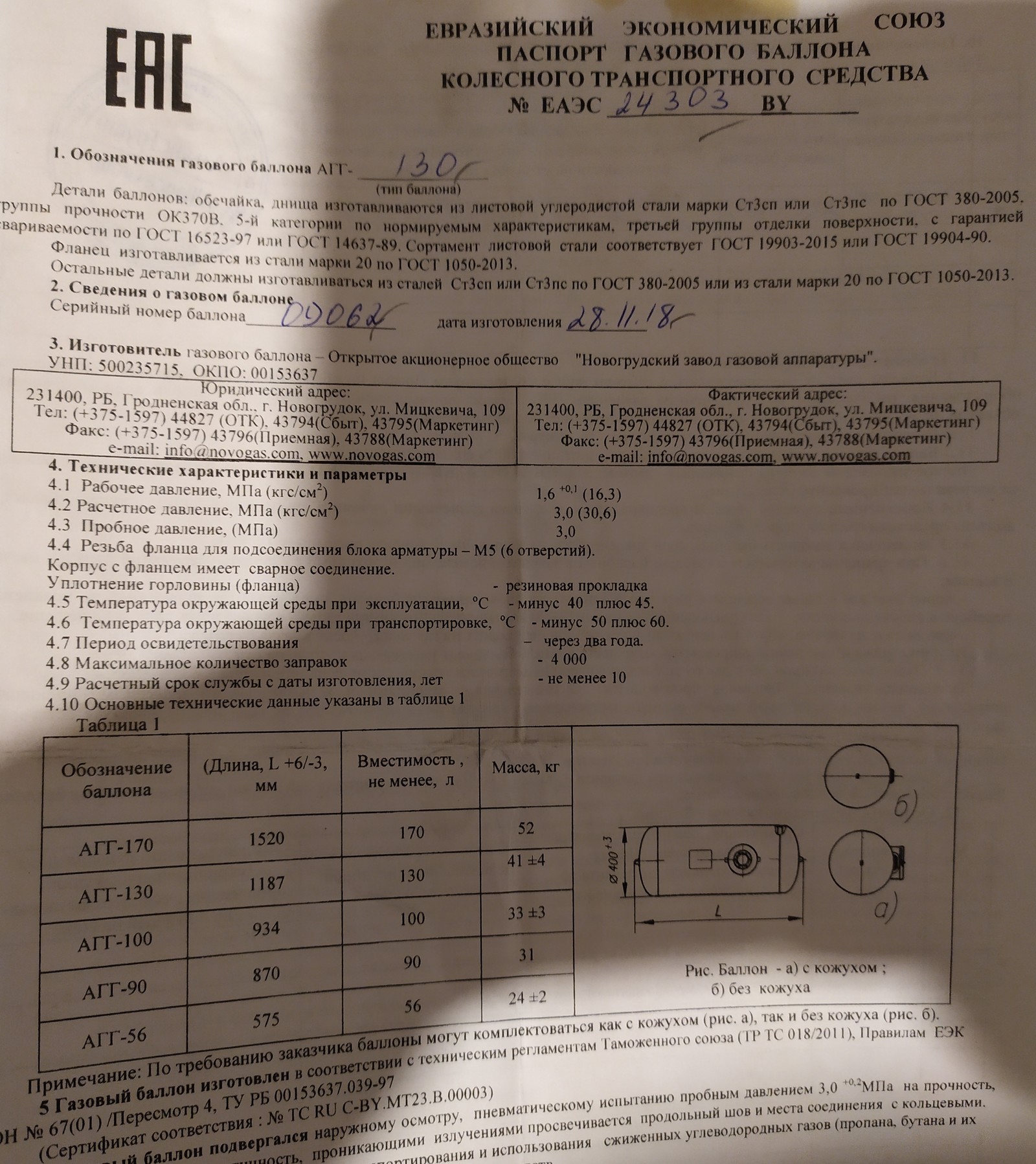 Проблемы с документами при оформлении ГБО(ГазоБаллонное Оборудование) |  Пикабу