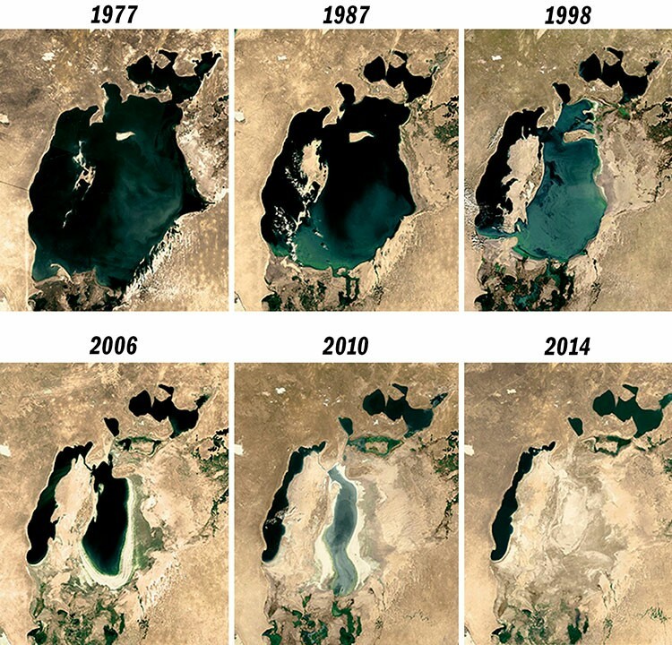 Changing the Aral Sea - Sea, Aral Sea