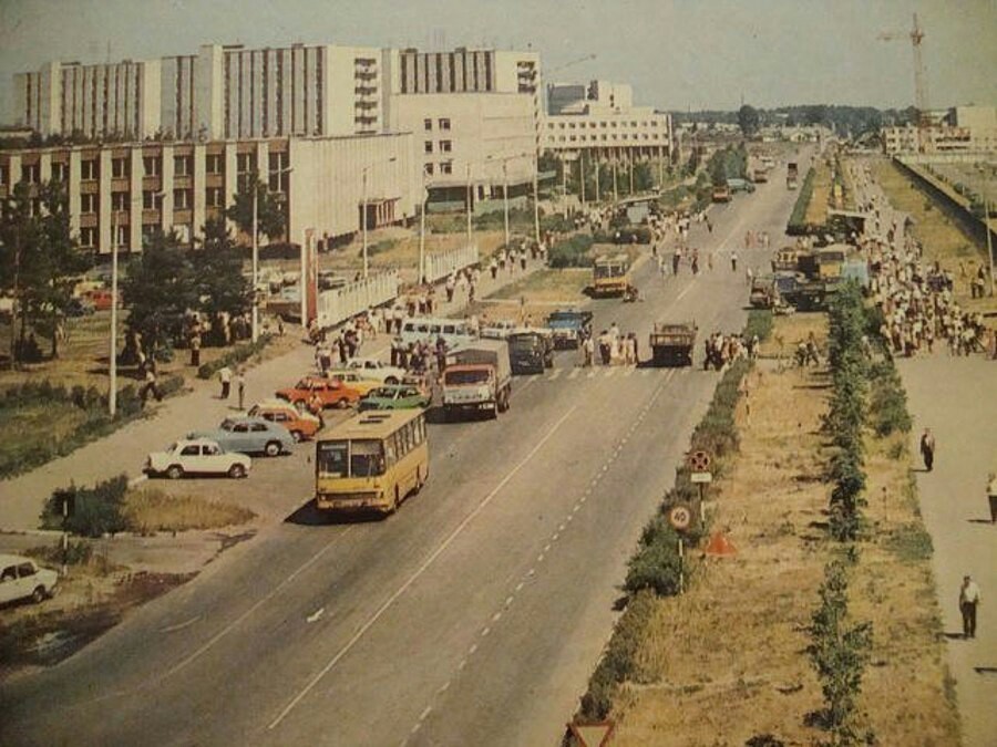 Димитровград, Ульяновская область, 1970-е годы.До 1972 года носил название Мелекесс - СССР, РСФСР, 70-е, Длиннопост