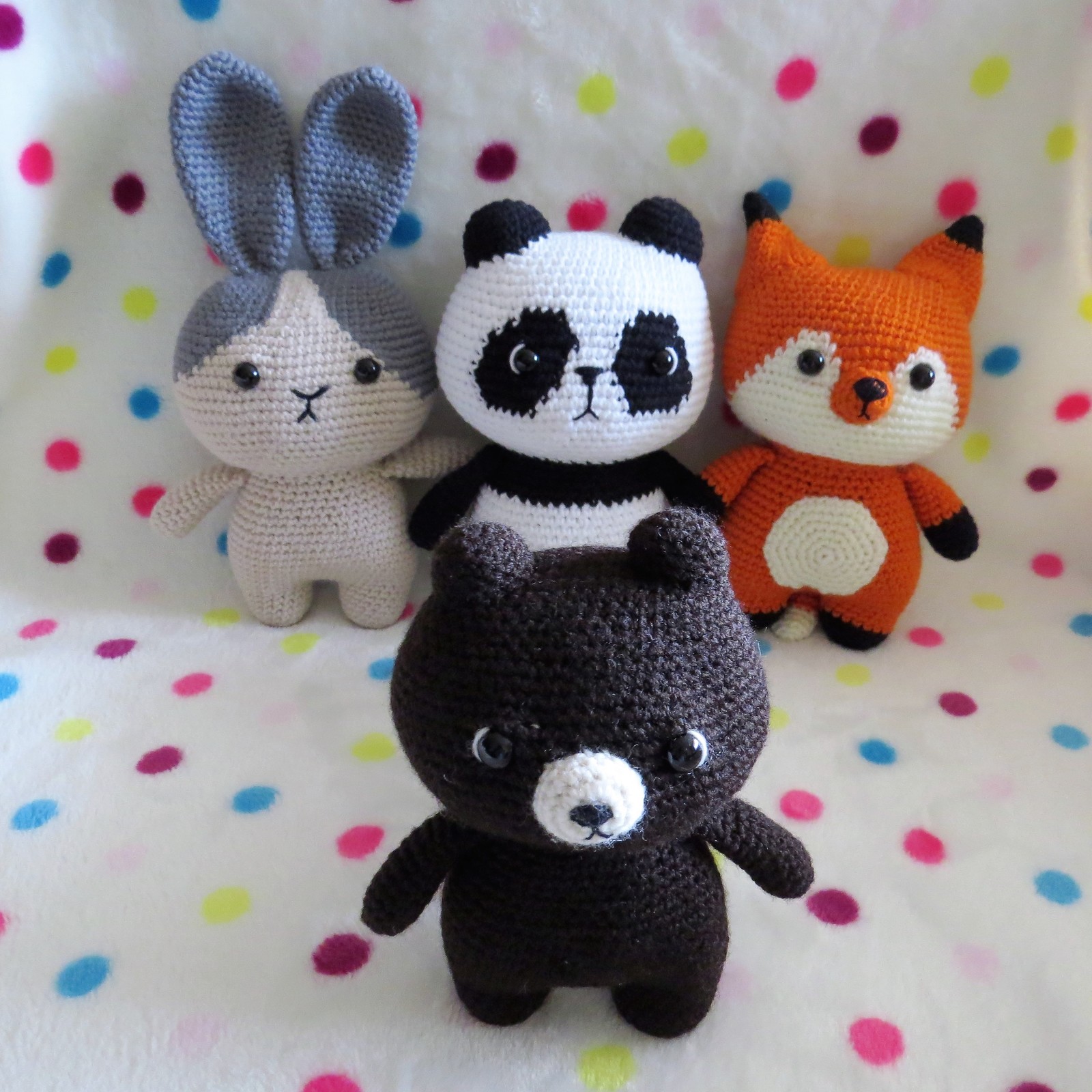 bamboo friend - My, Longpost, Needlework without process, Needlework, Knitting, Panda, Toys, Crochet