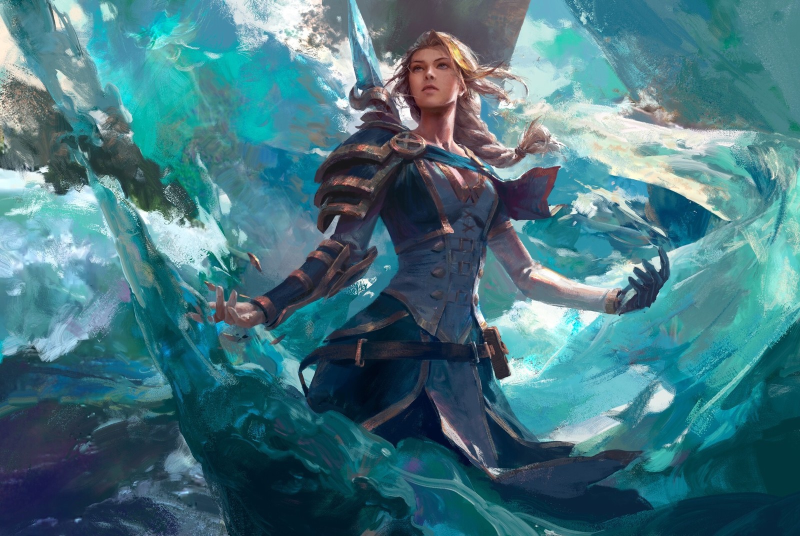 Jaina fan art. - Wow, Warcraft, Blizzard, Game art, Art, Creation, Jaina Proudmoore, 