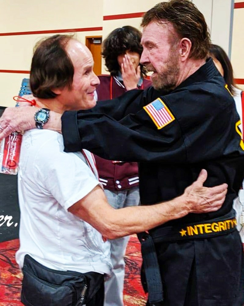 Benny Urquidez and Chuck Norris - Chuck Norris, Benny Urquidez, Richard Norton, Kickboxing, USA, , Actors and actresses, Movies