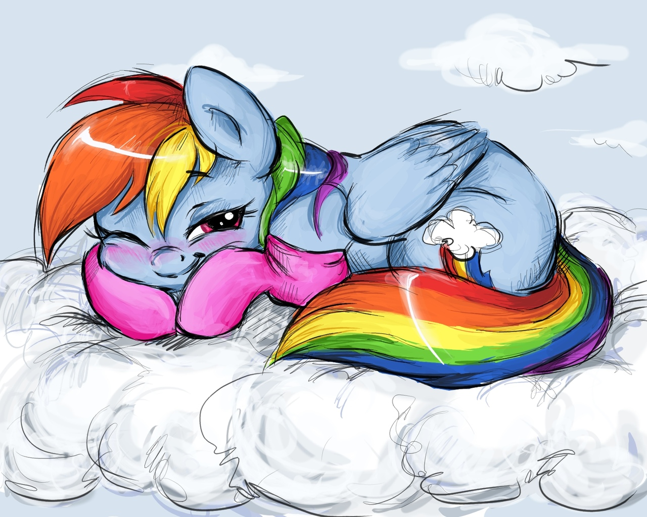 Sneaky and lazy - My little pony, Rainbow dash, MLP Socks, Buttersprinkle