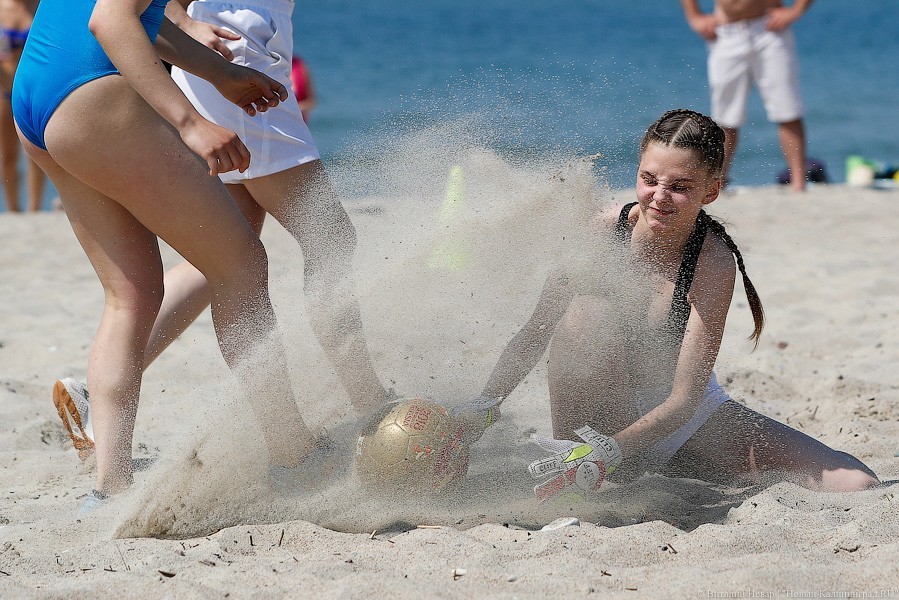 Beach soccer tournament in Yantarny (Kaliningrad region) - NSFW, Sports girls, Beach Soccer, Kaliningrad region, The photo, Longpost