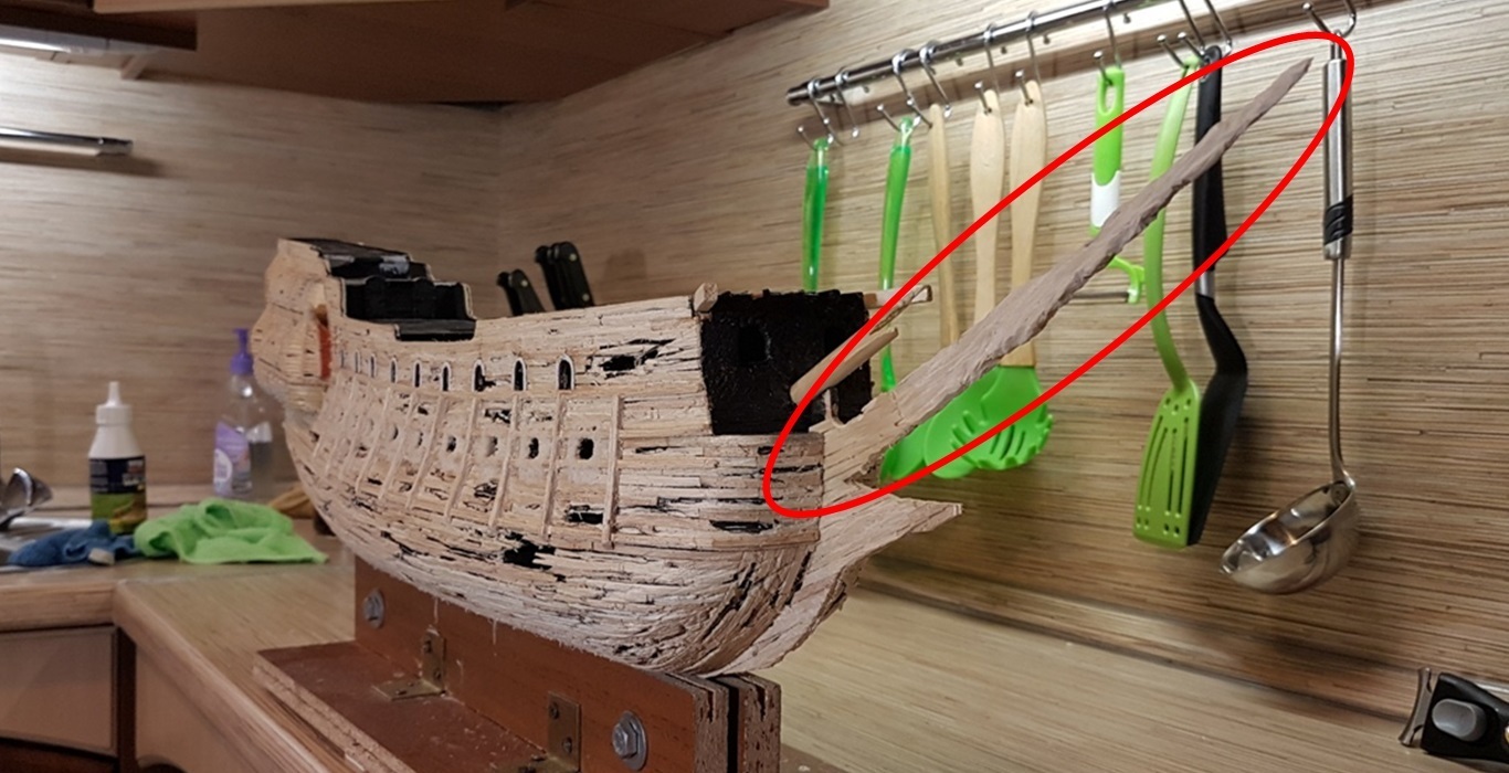 Continuation of the construction of the model of the ship Flying Dutchman from the garbage. part 8 - My, Flying Dutchman, With your own hands, Ship modeling, Longpost