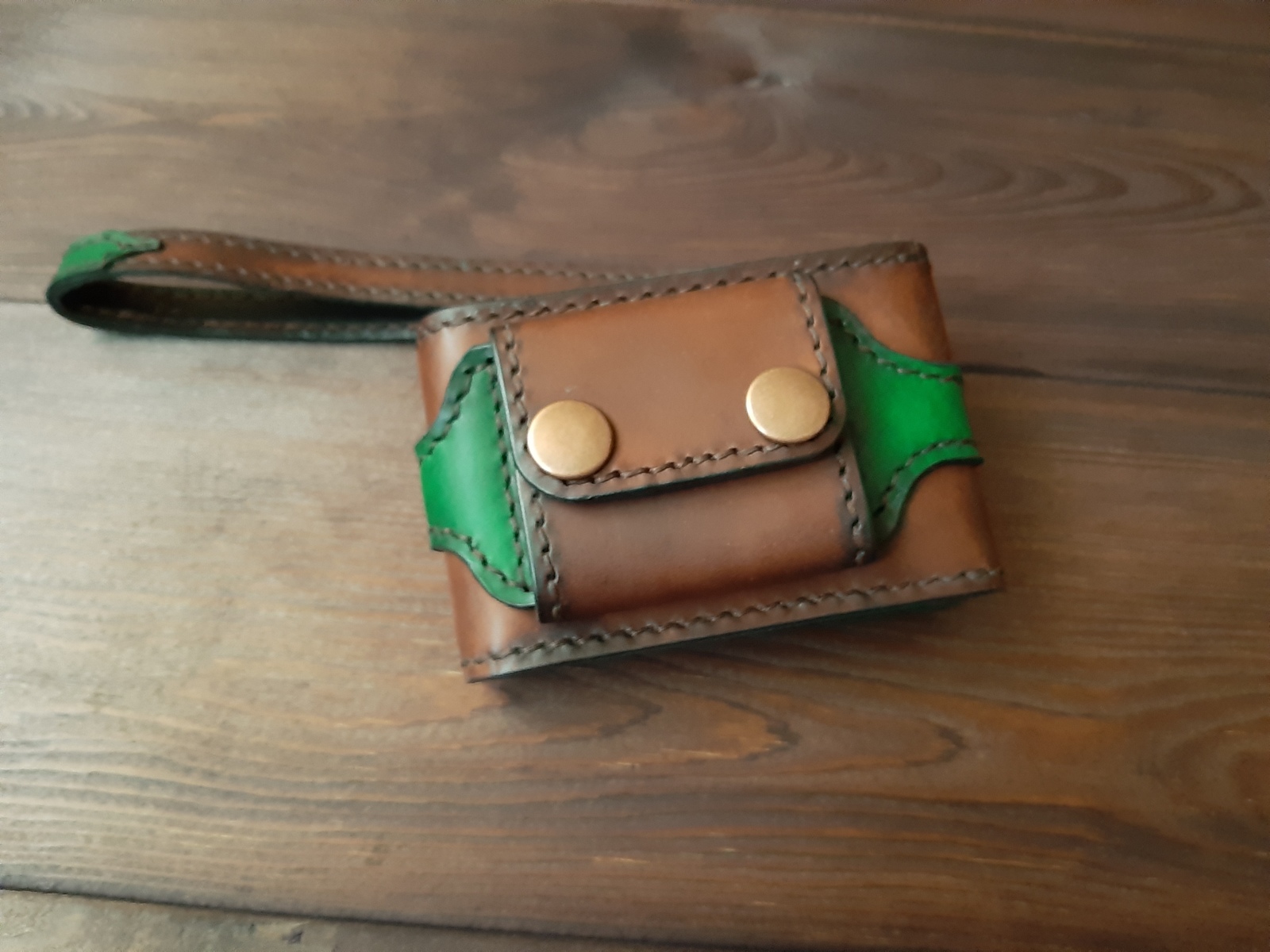 Leather camera case - My, Leather, Handmade, Leather craft, With your own hands, Longpost