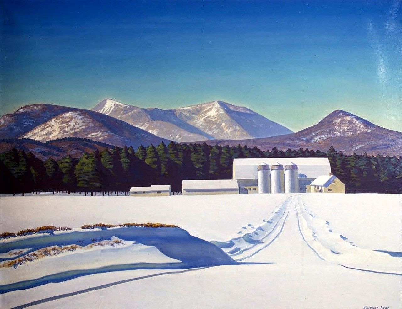 Paintings by Rockwell Kent - Painting, Art, Color, Landscape, Longpost