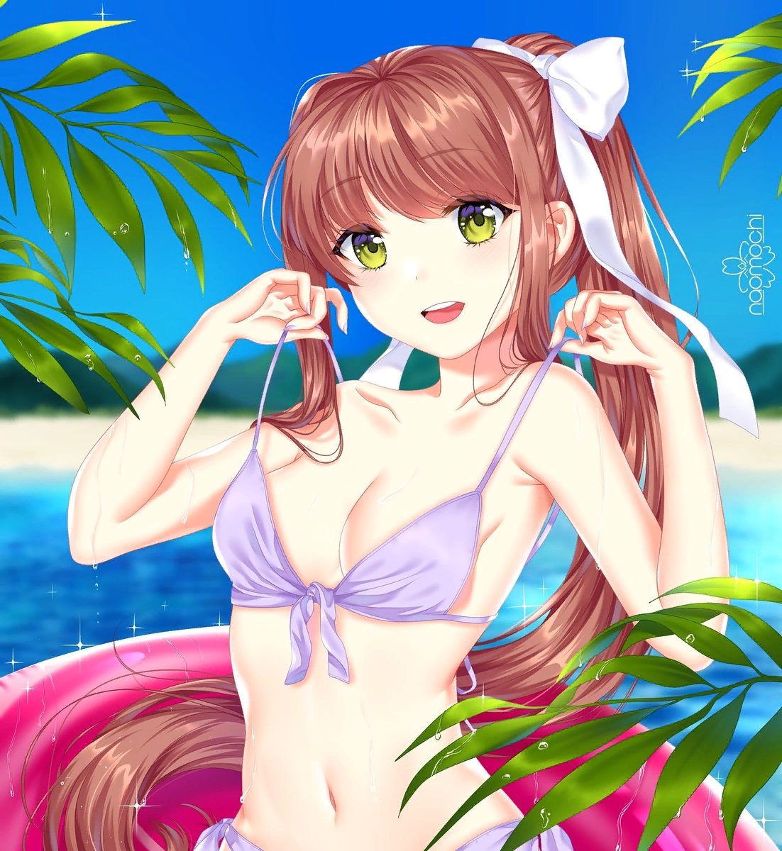 Monika on the beach | Пикабу