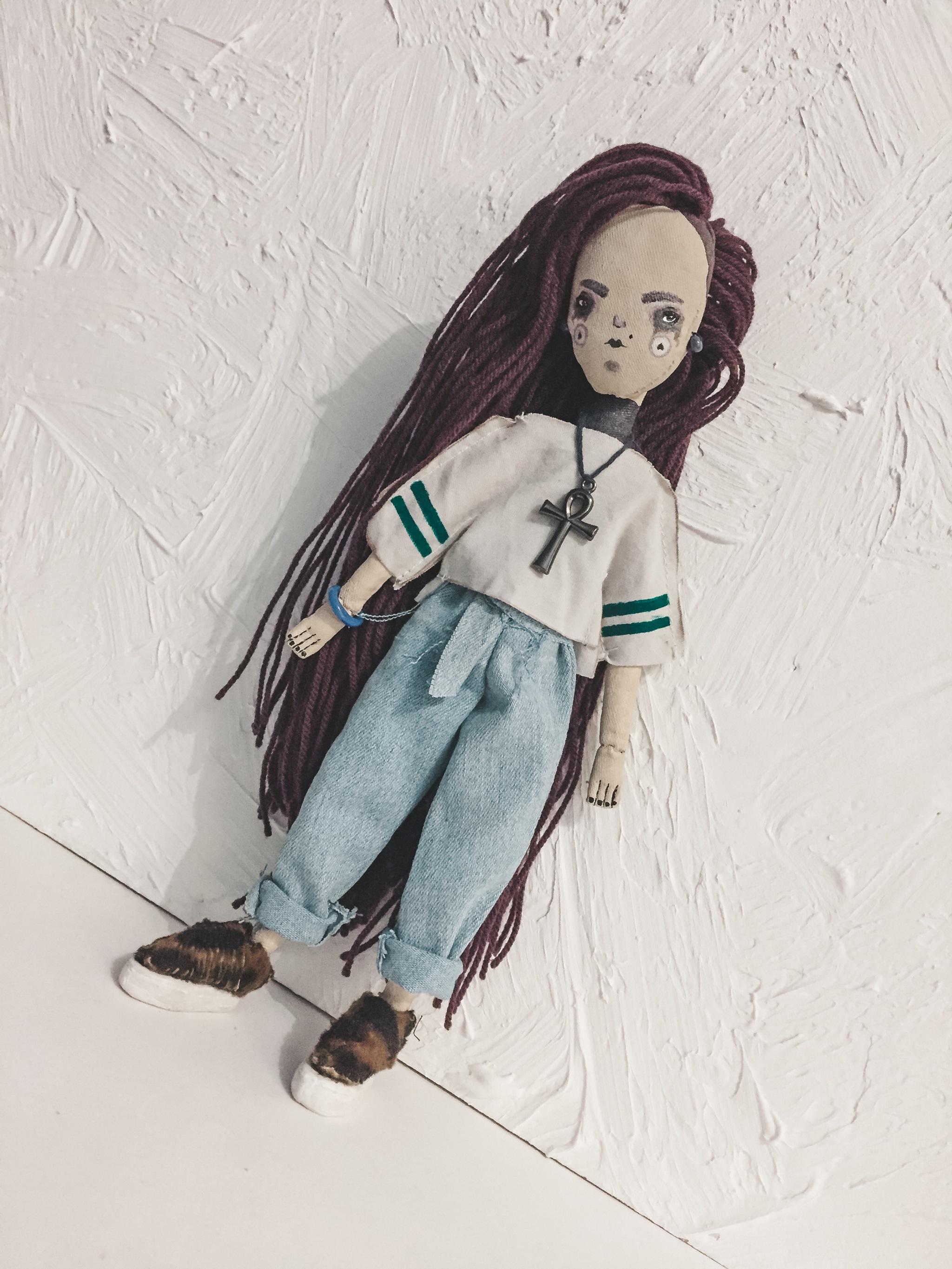 Plum Welder - My, Handmade, Interior doll, Creation, Longpost