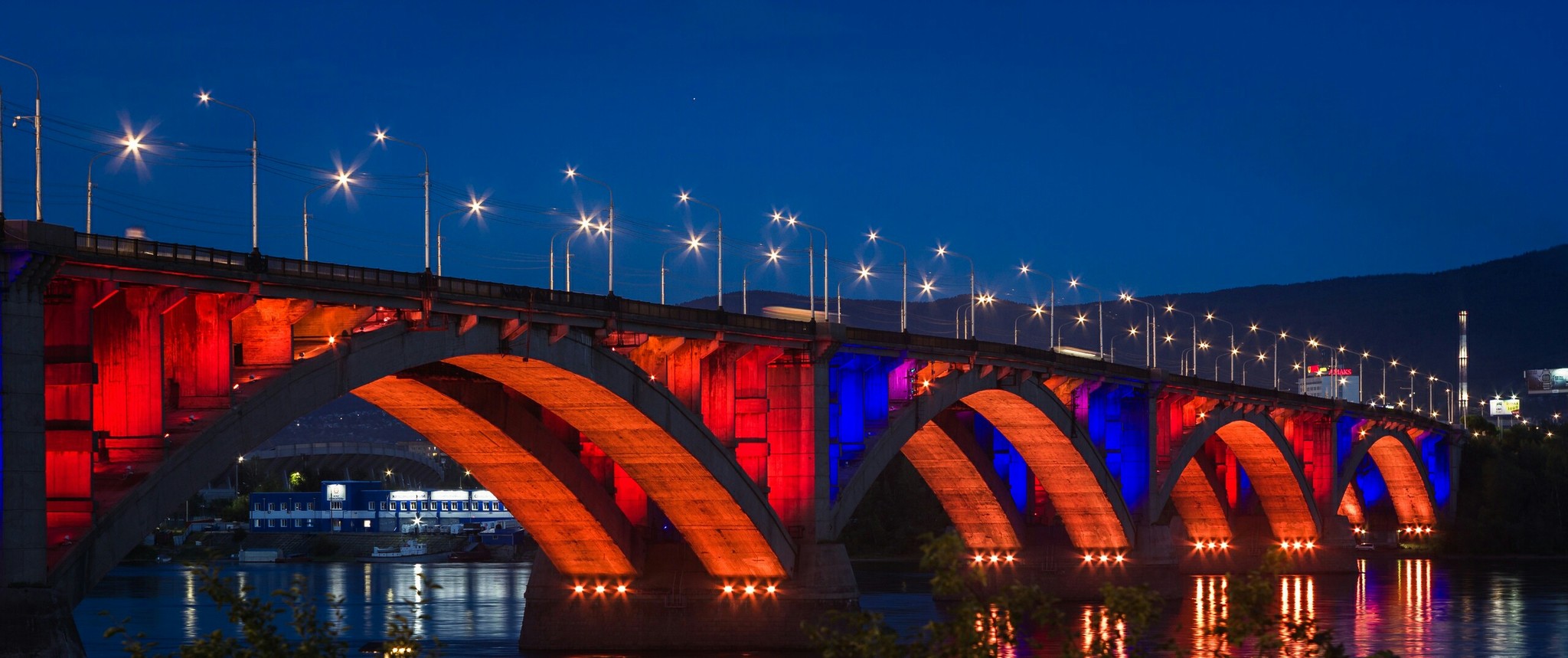 Krasnoyarsk. Communal bridge. - My, The photo, Photographer, Beginning photographer, Summer, Town, Krasnoyarsk, Bridge