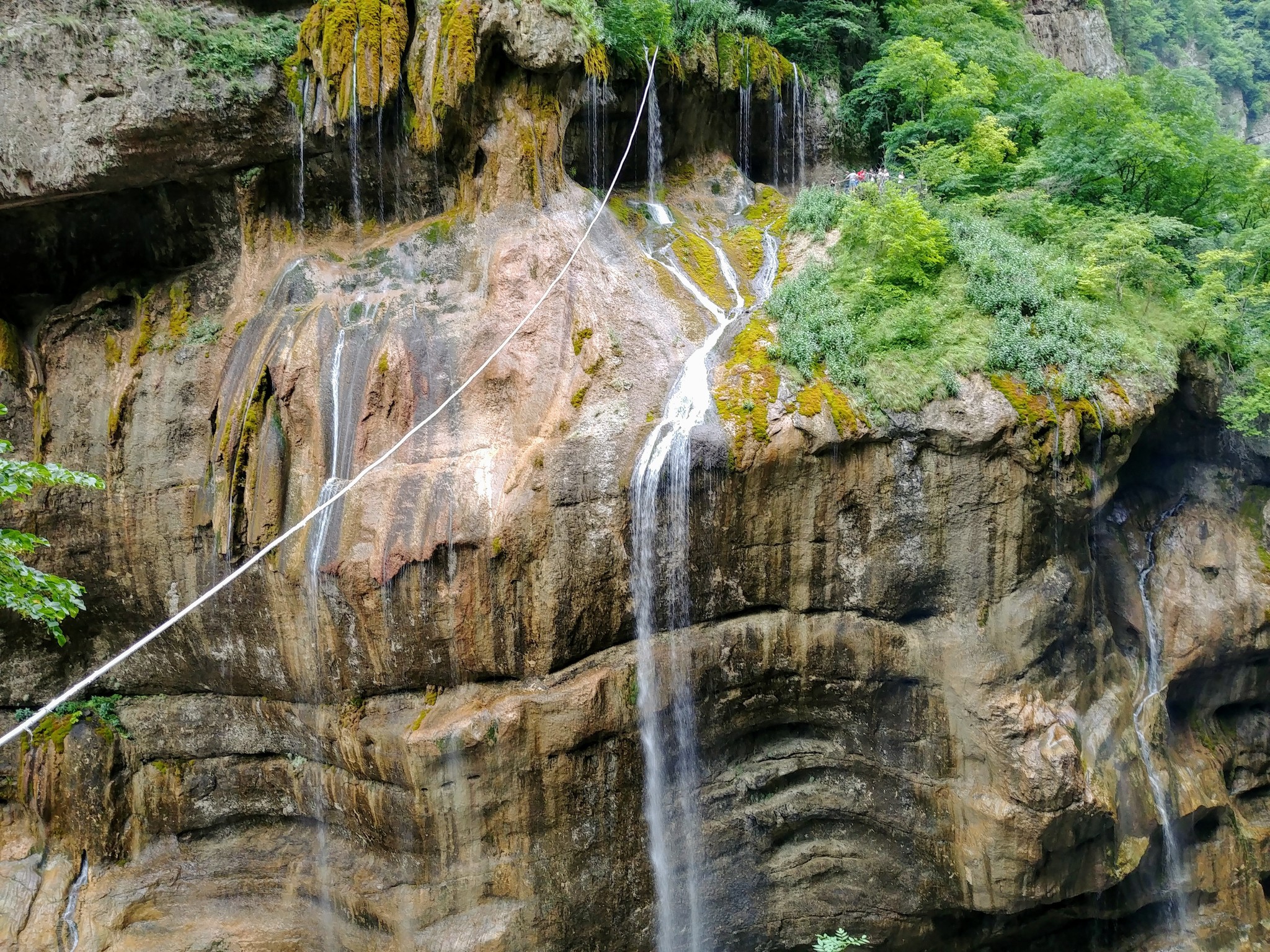 Чегемские водопады КБР | Пикабу