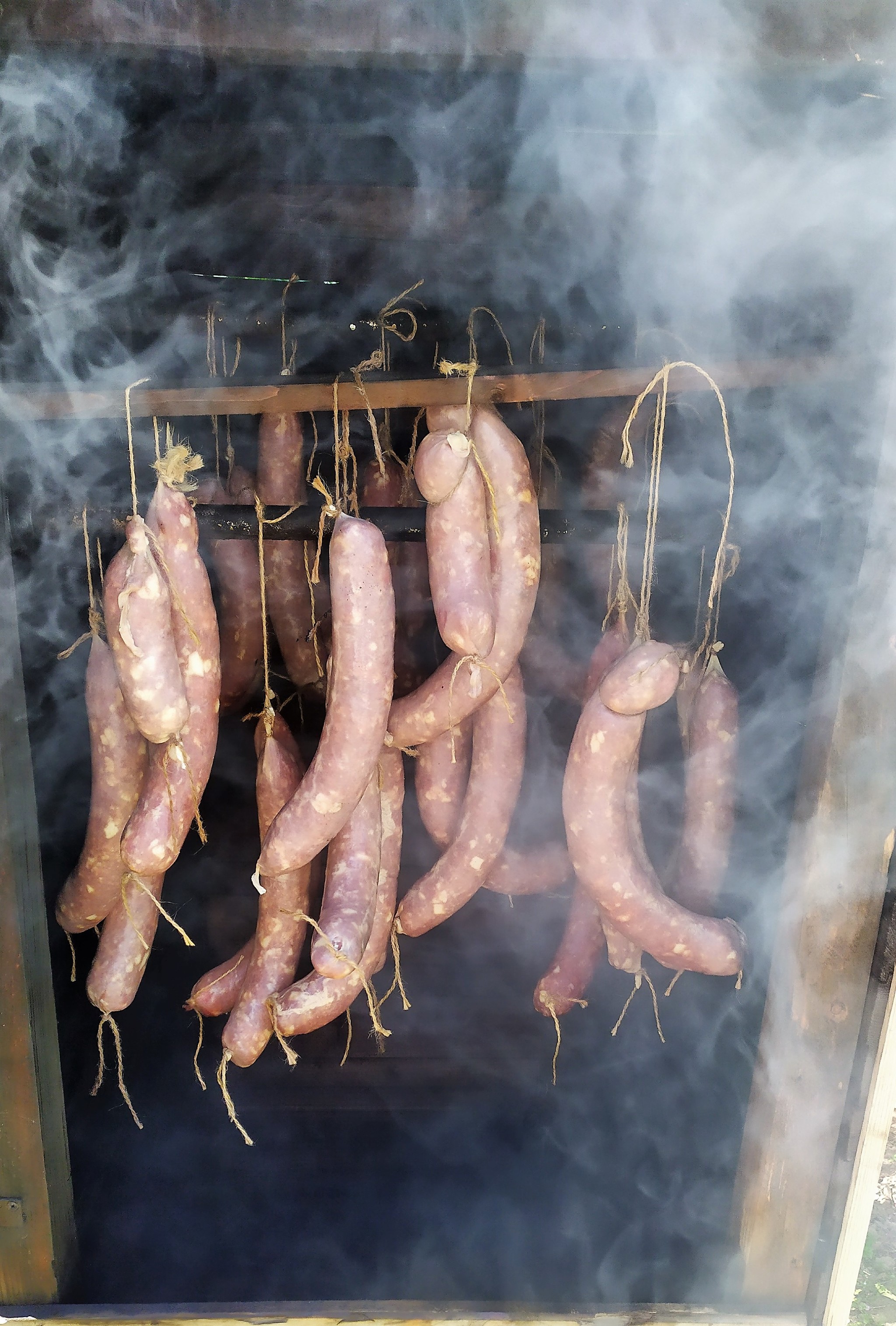 Braunschweig raw smoked. - My, Food, Recipe, Sausage, Raw smoked, Longpost, The photo