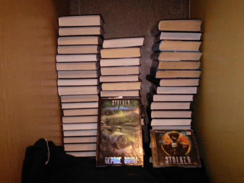 My entire collection of STALKER books and discs) - My, Stalker, Books, Collection