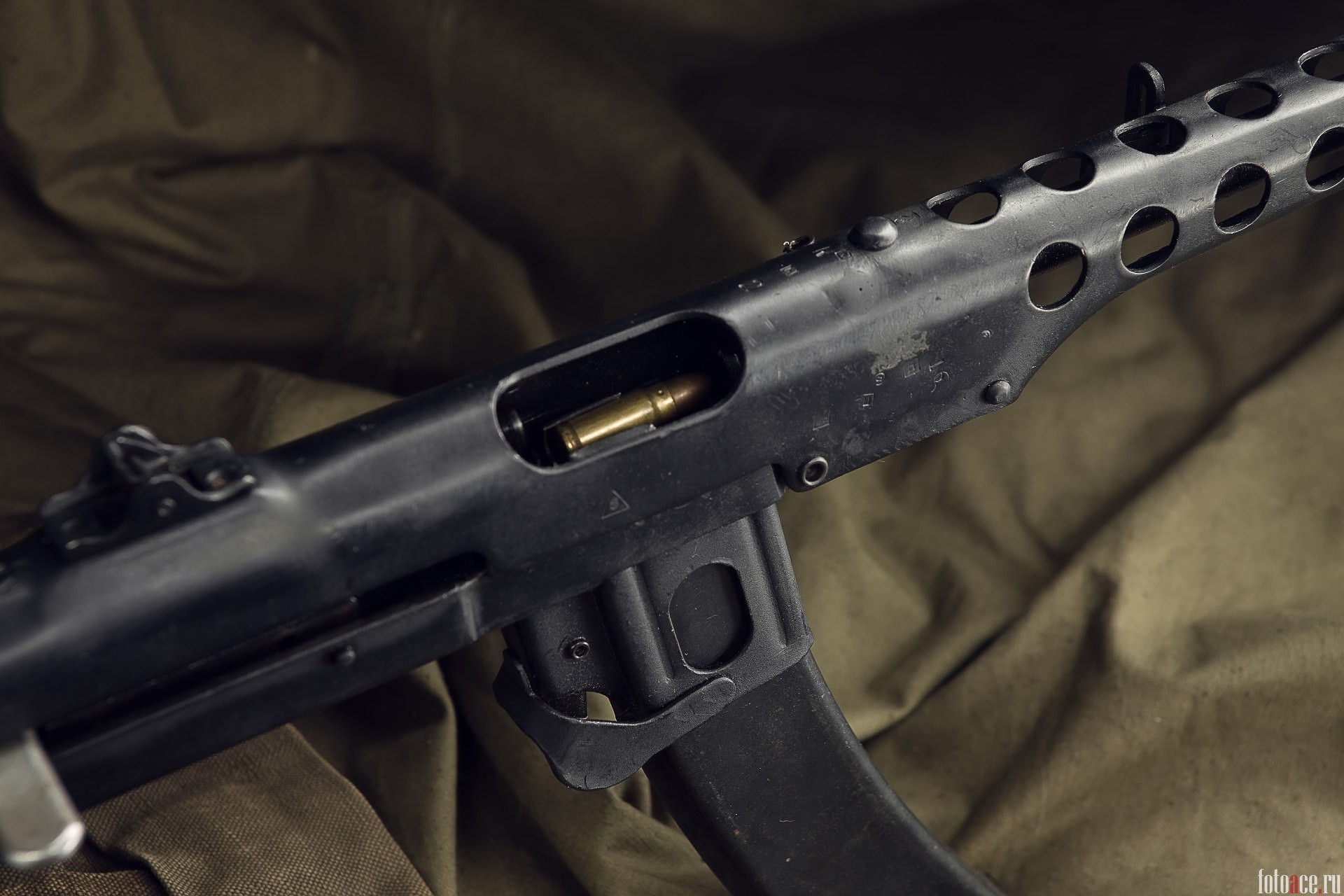 Photo session of the SHP submachine gun Sudayev PPS-43 - My, PPS-43, Machine, Weapon, PHOTOSESSION, Longpost