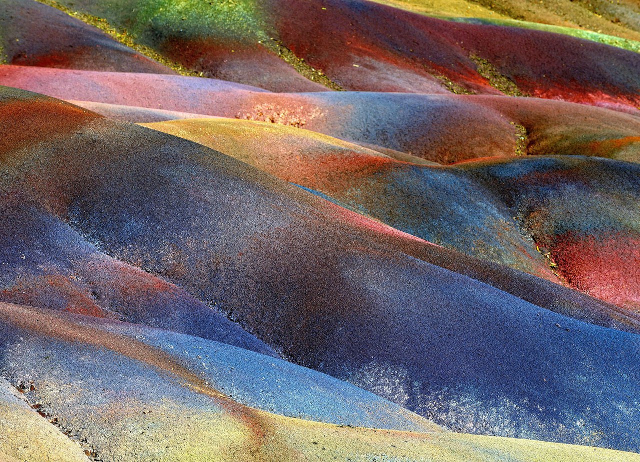 The Seven Colored Sands of Mauritius - Amazing, Incredible, Geology, beauty, Nature, Natural stones, Interesting, Minerals, Longpost