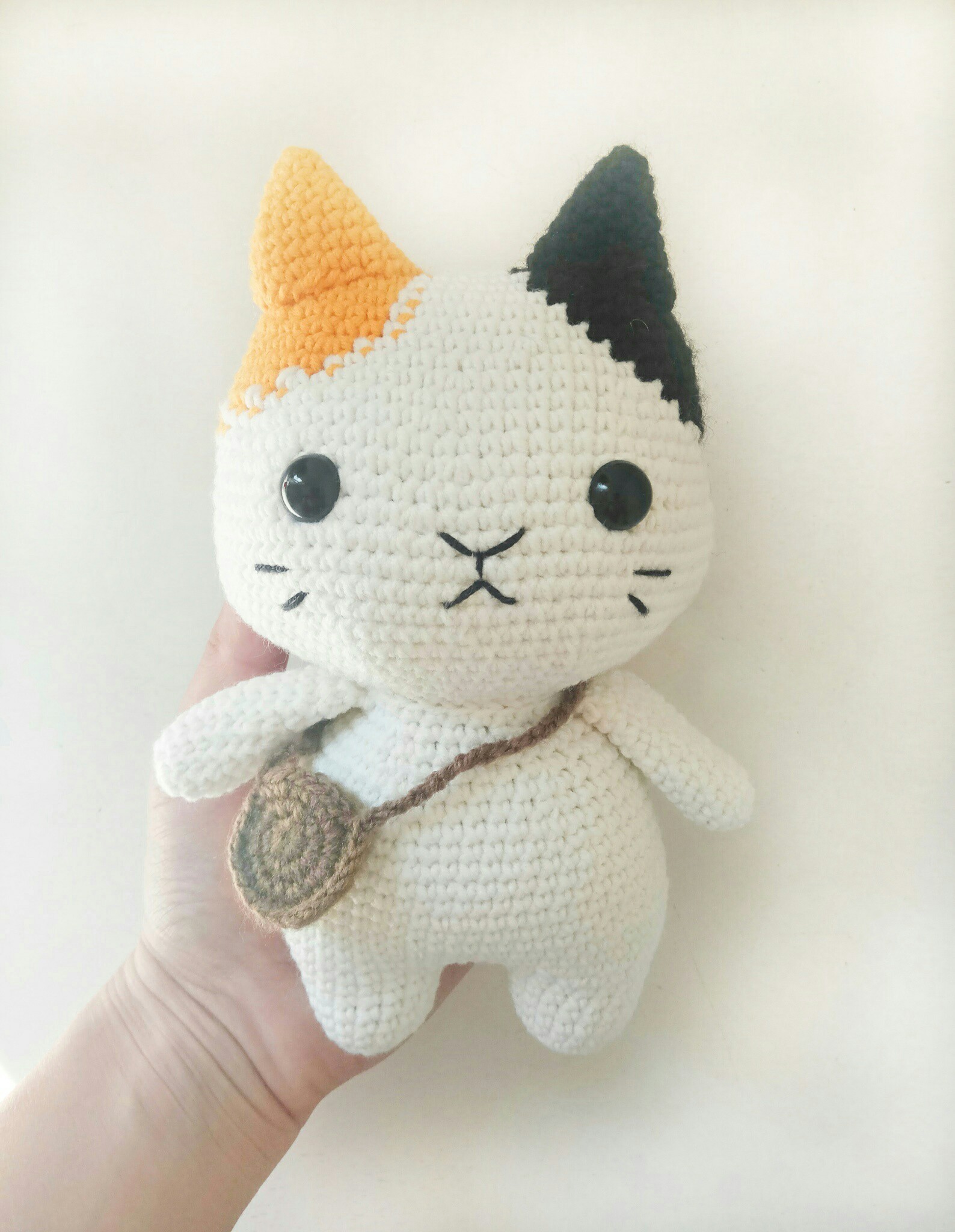 Kotyara - My, Knitting, Crochet, cat, Knitted toys, Needlework without process, Amigurumi, Longpost