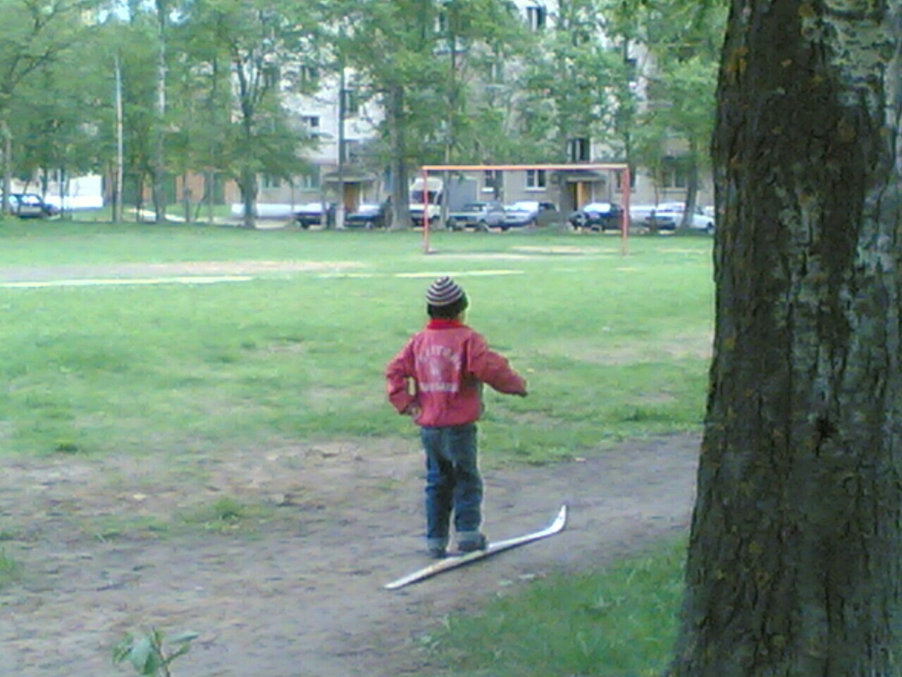 Either skis do not go ... - My, Kaluga region, Children, Healthy lifestyle, Skis