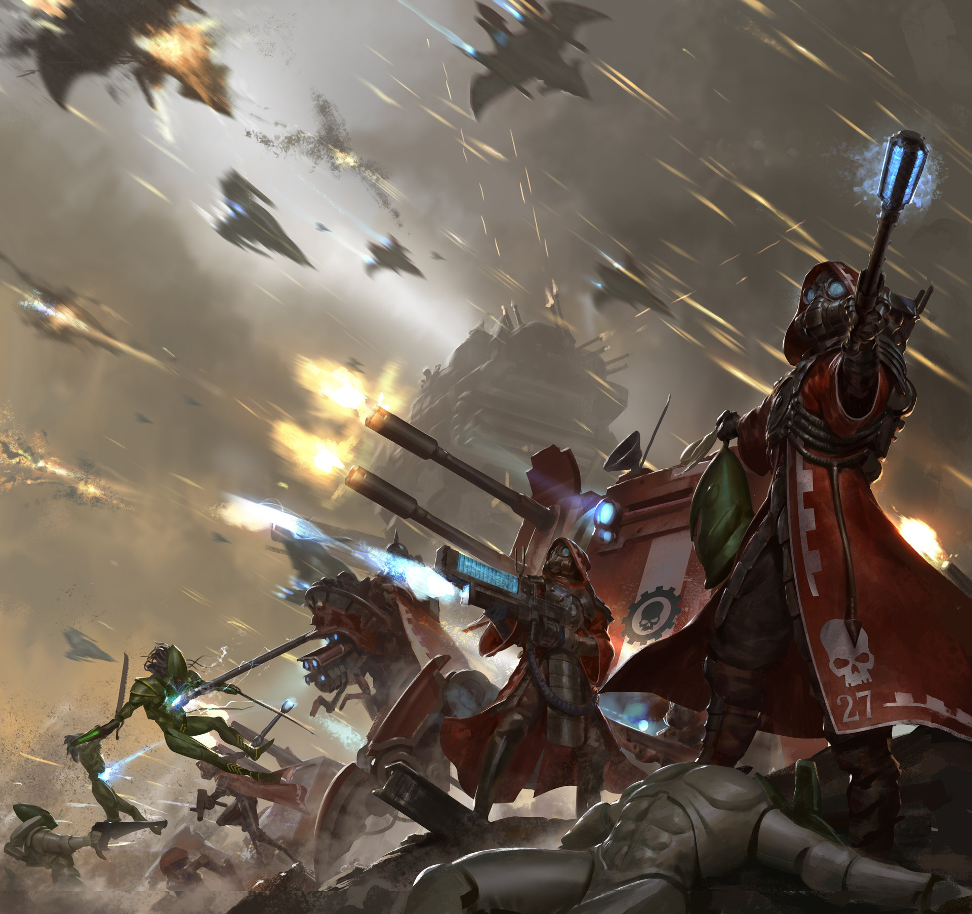 Glory to the Omnissiah! - Warhammer 40k, Wh Art, Art, Adeptus Mechanicus, Longpost, A selection