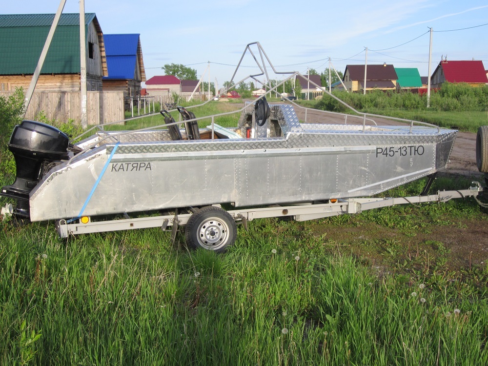 Homemade aluminum boat - My, Powerboat, With your own hands, Aluminum, Needlework without process, Longpost