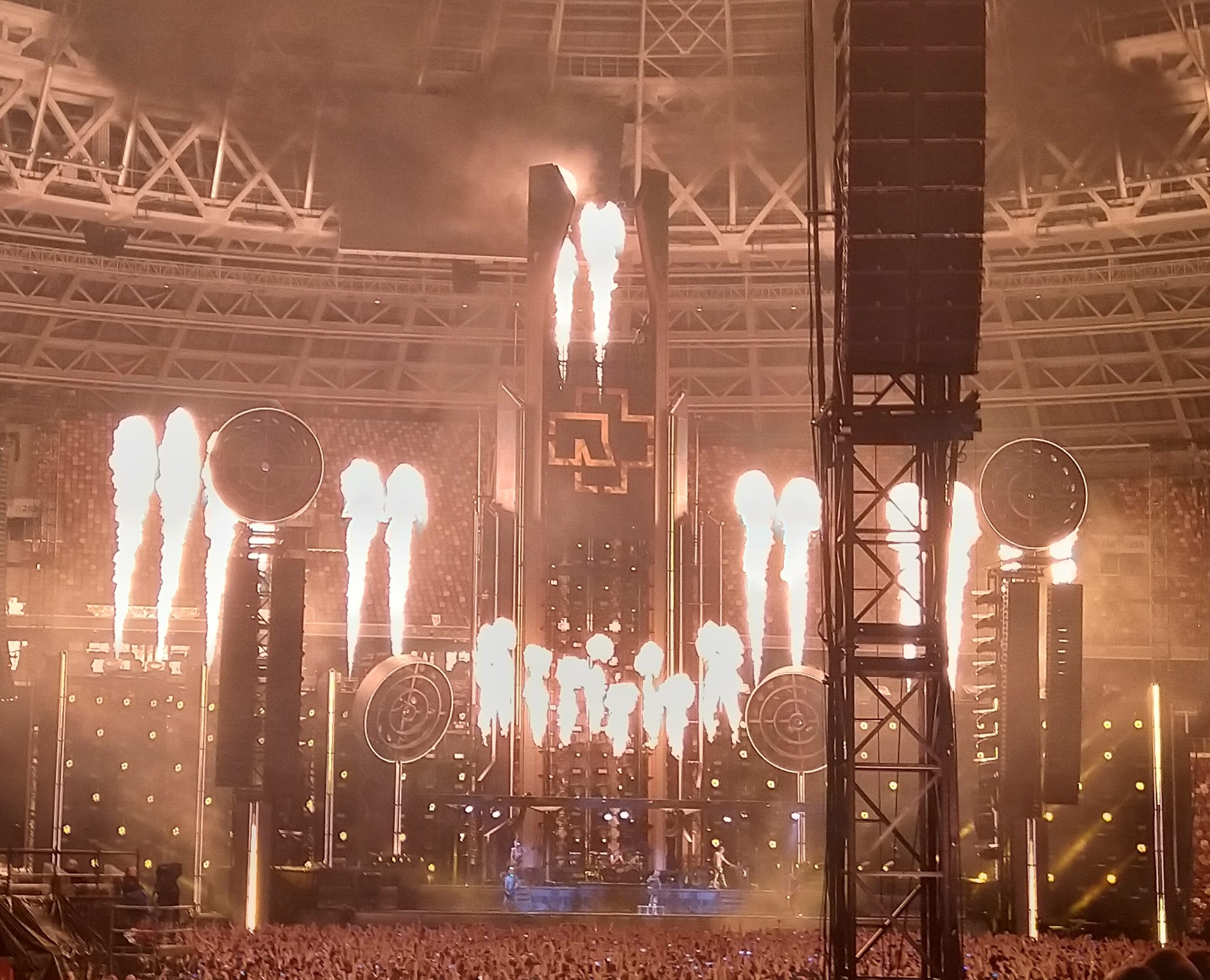 Rammstein in Luzhniki - My, Rammstein, Moscow, Luzhniki, Concert, Video, Longpost