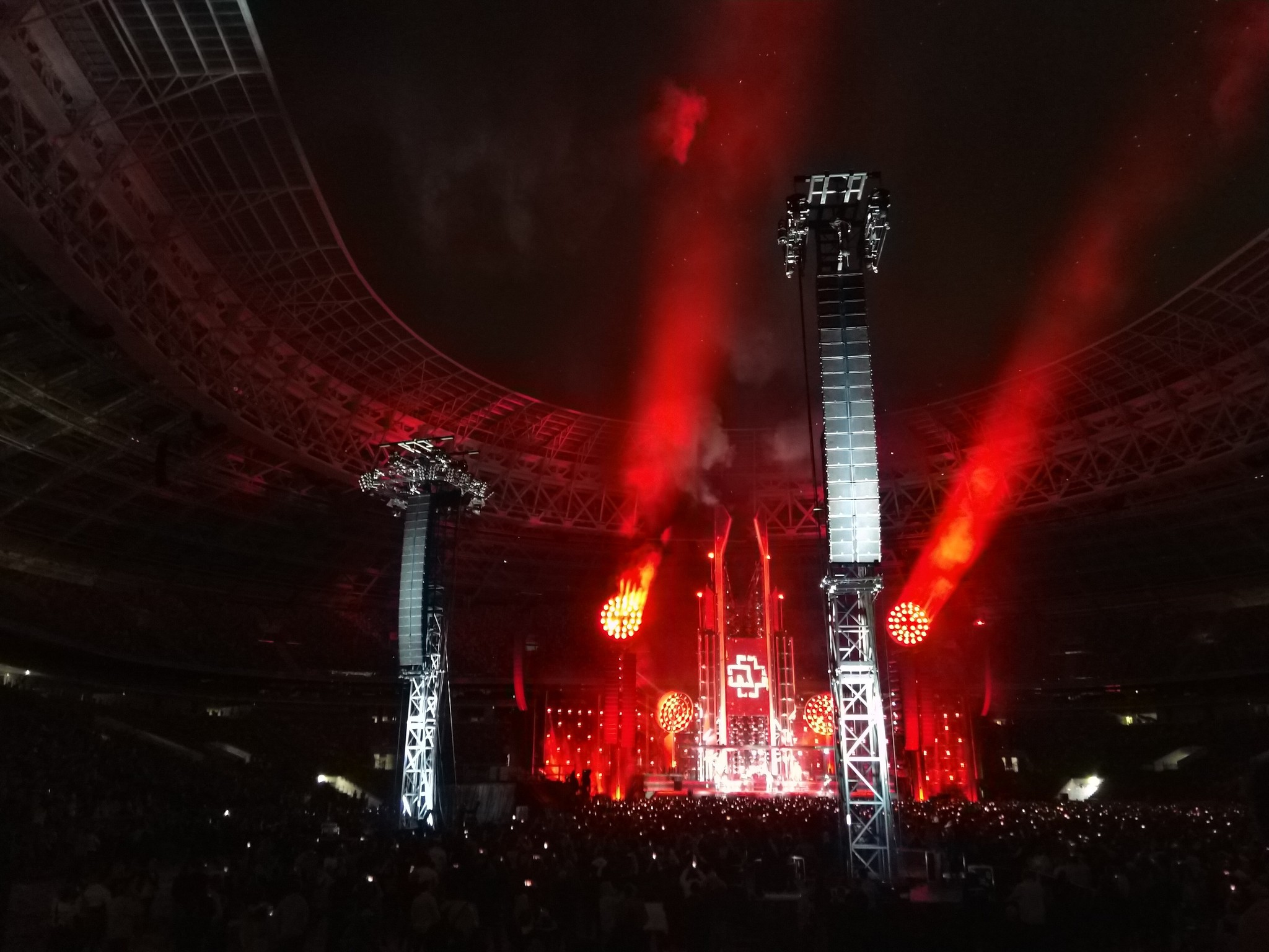 Rammstein in Luzhniki - My, Rammstein, Moscow, Luzhniki, Concert, Video, Longpost