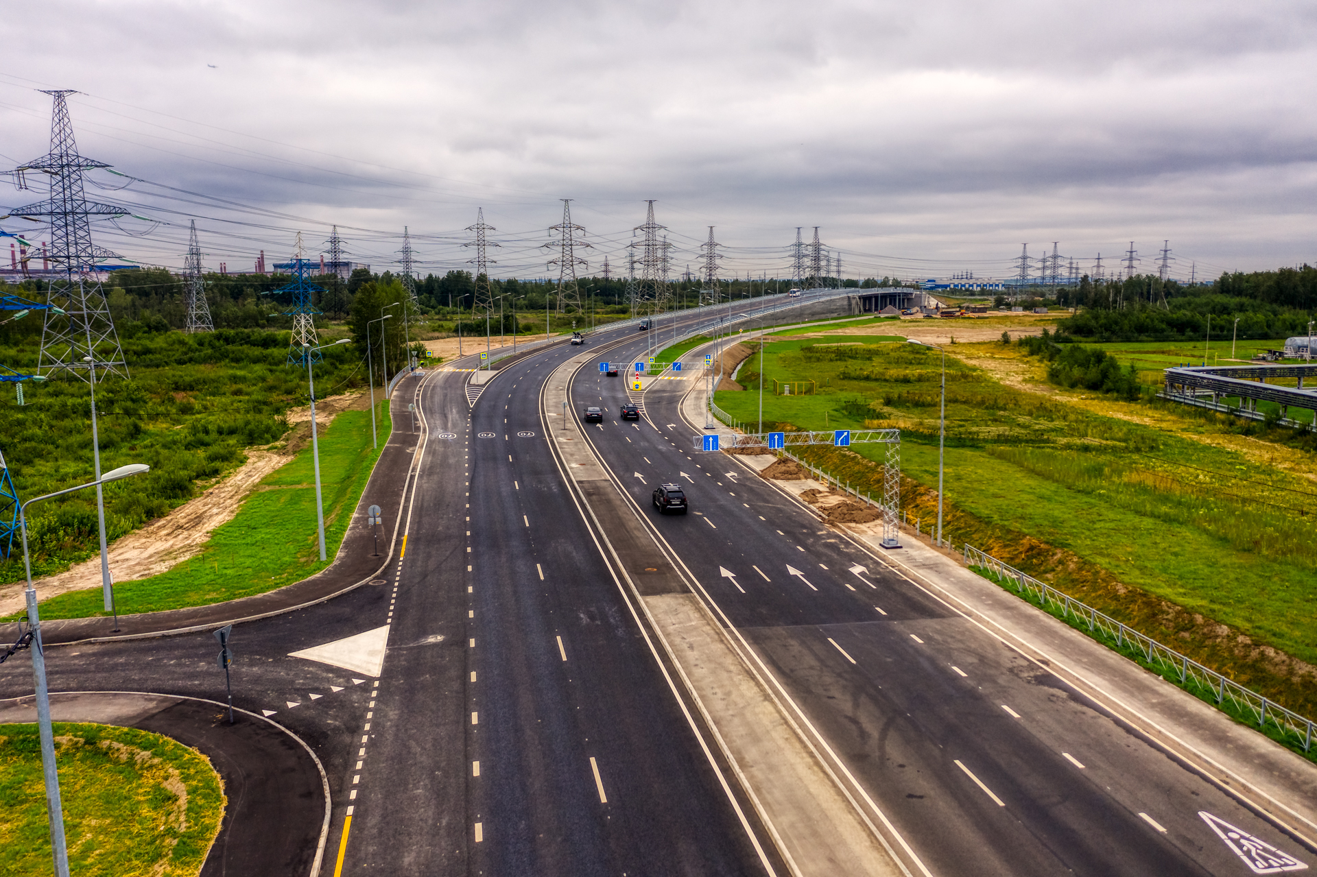 Opened Ust-Izhora Highway - My, Highway, Saint Petersburg, Road, Video, Longpost, Ust-Izhora