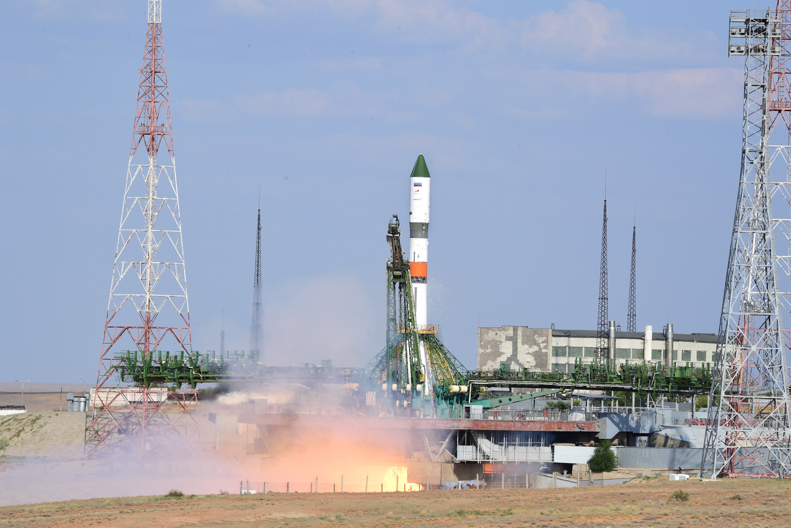 Space truck Progress again broke the record - Rocket, Running, Roscosmos, Progress, Baikonur, Video, Longpost, news